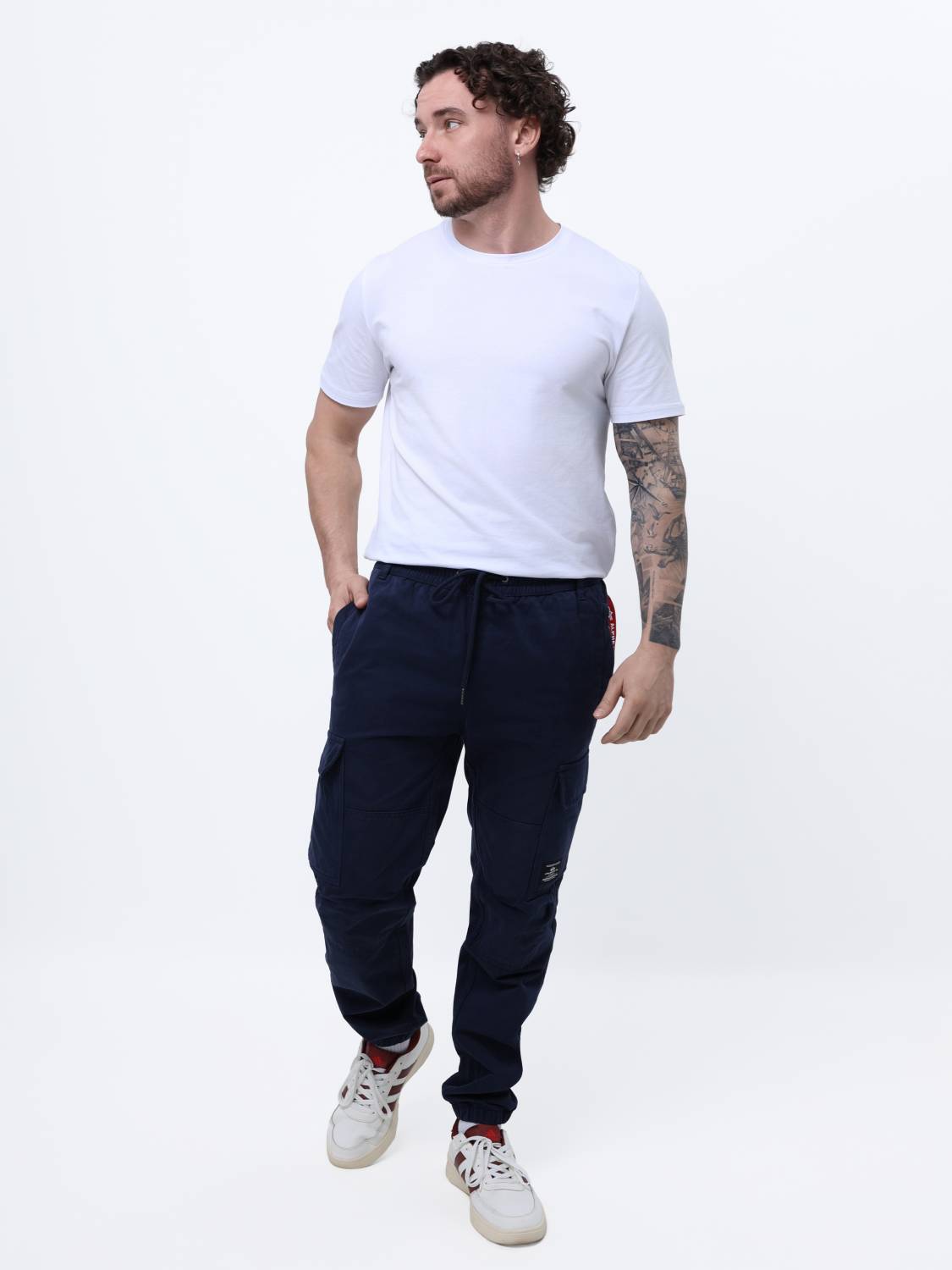 Брюки карго мужские "Cotton Jogger'' (Replica Blue) Alpha Industries