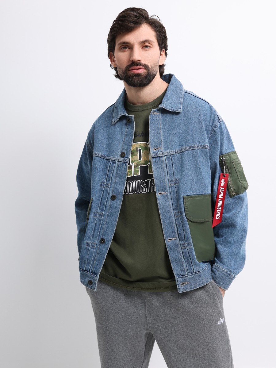 Куртка "Denim Jacket" (Replica Blue) Alpha Industries