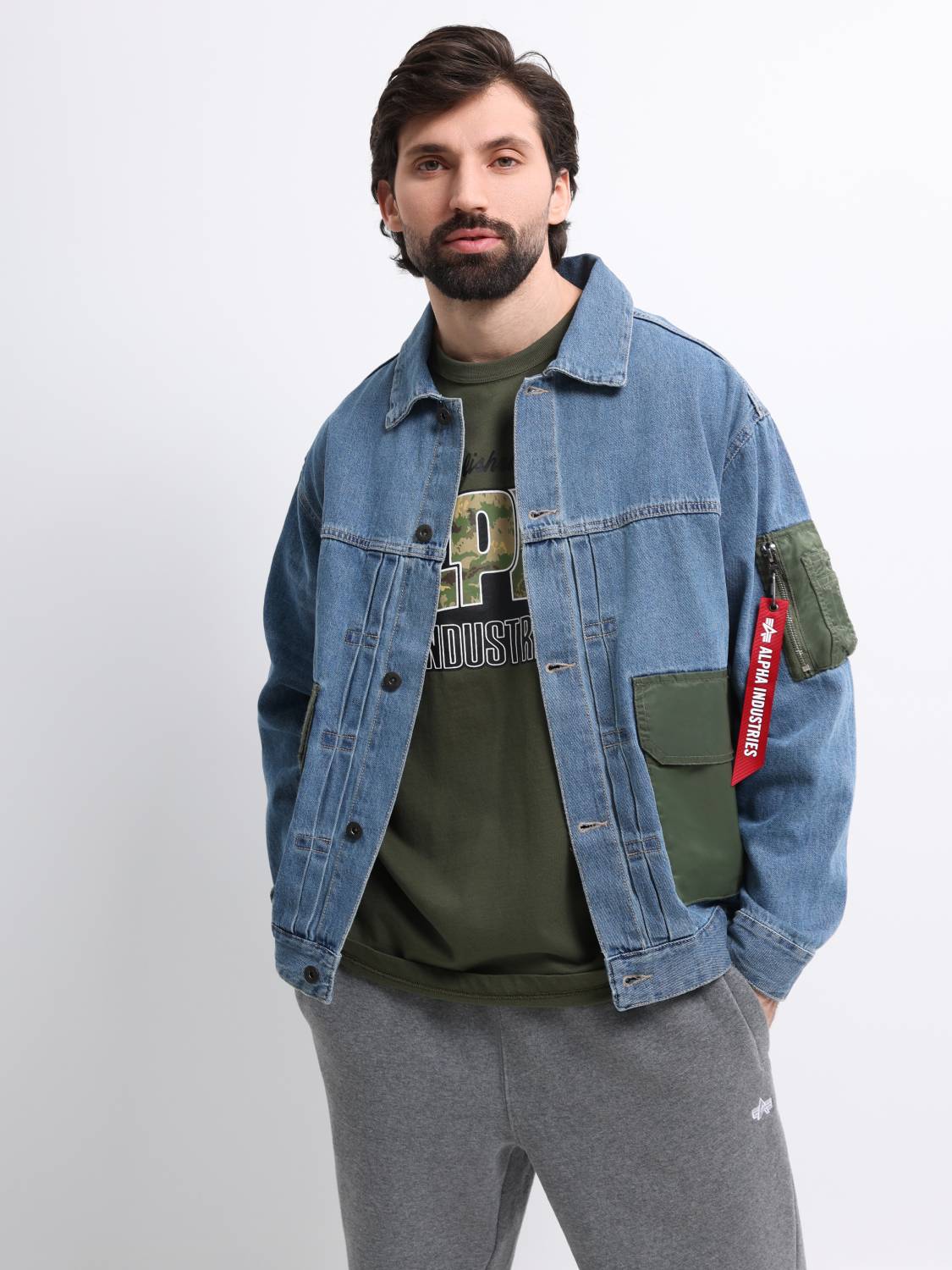 Куртка "Denim Jacket" (Replica Blue) Alpha Industries