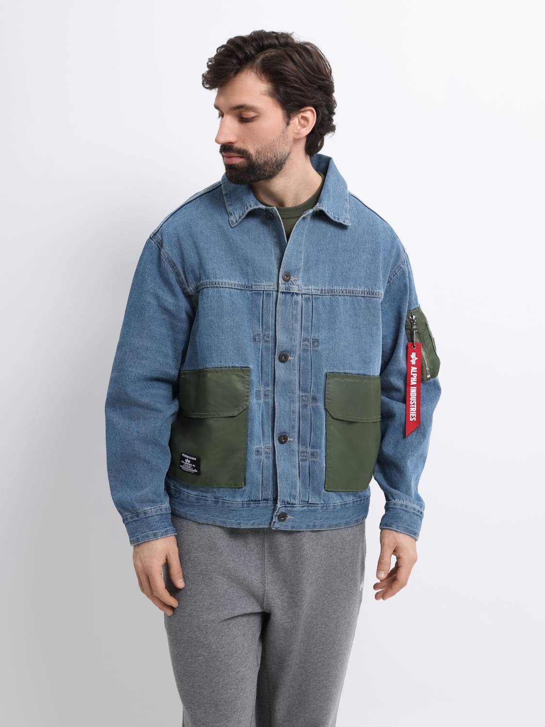 Куртка "Denim Jacket" (Replica Blue) Alpha Industries