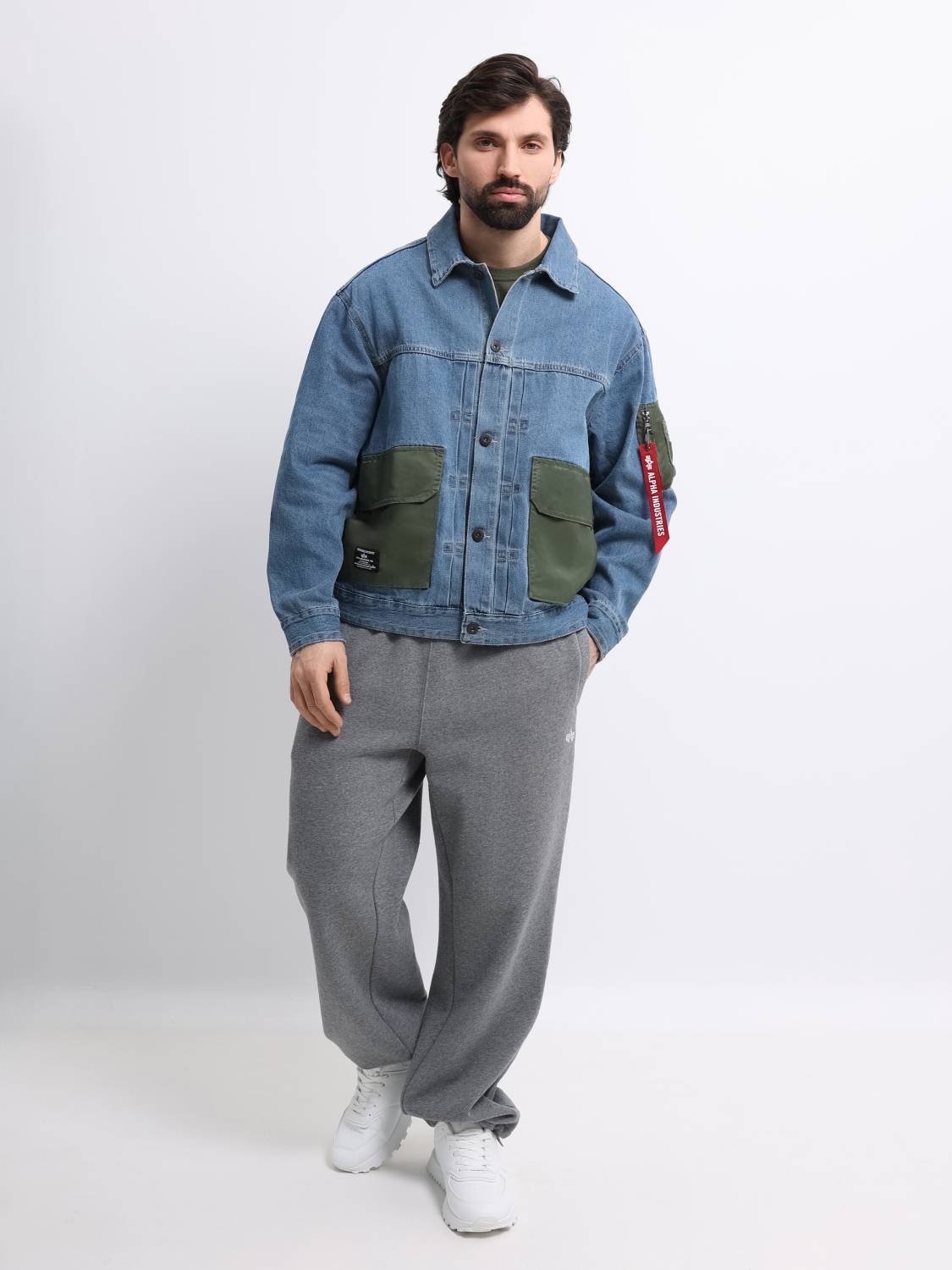 Куртка "Denim Jacket" (Replica Blue) Alpha Industries