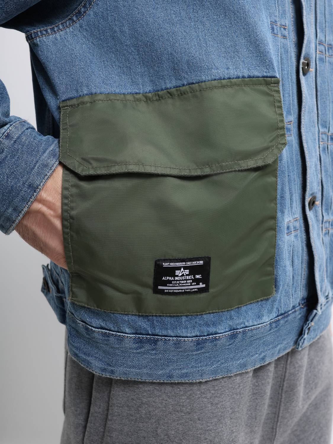 Куртка "Denim Jacket" (Replica Blue) Alpha Industries