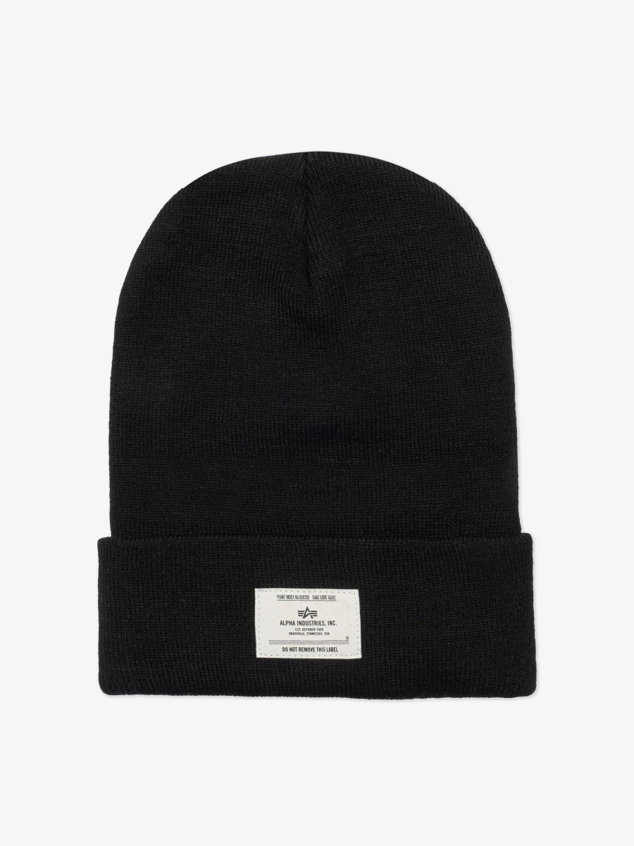 Шапка "Essential Beanie" (Black) Alpha Industries