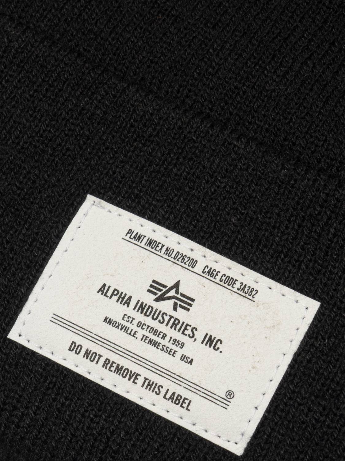 Шапка "Essential Beanie" (Black) Alpha Industries
