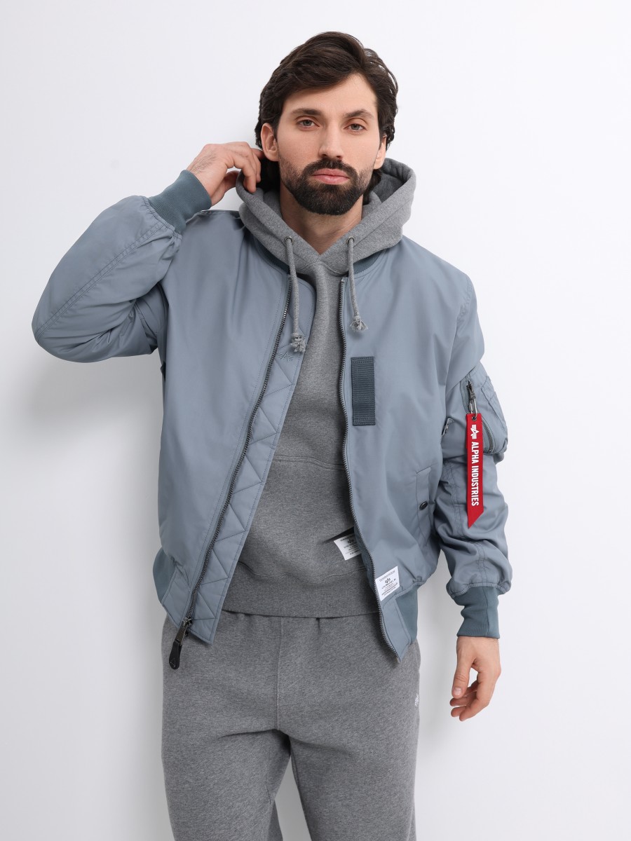 Куртка / Ветровка / Бомбер мужской "L-2B Skymaster Gen II" (Airborne Blue) Alpha Industries