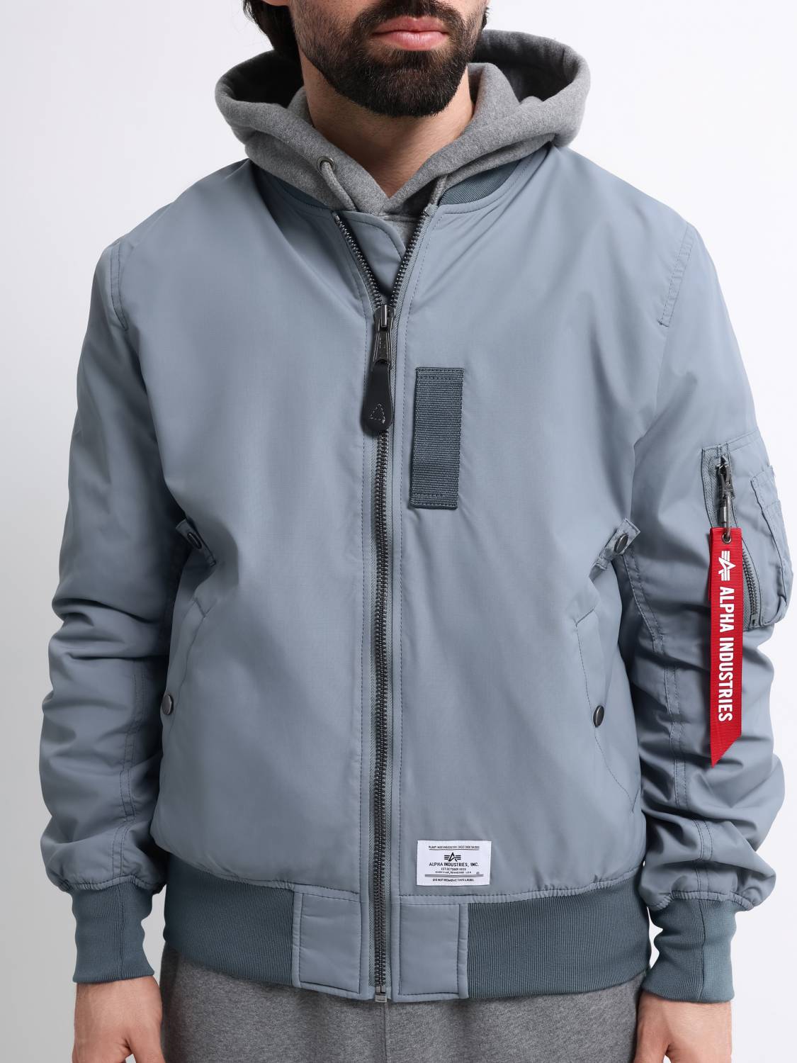 Куртка / Ветровка / Бомбер мужской "L-2B Skymaster Gen II" (Airborne Blue) Alpha Industries