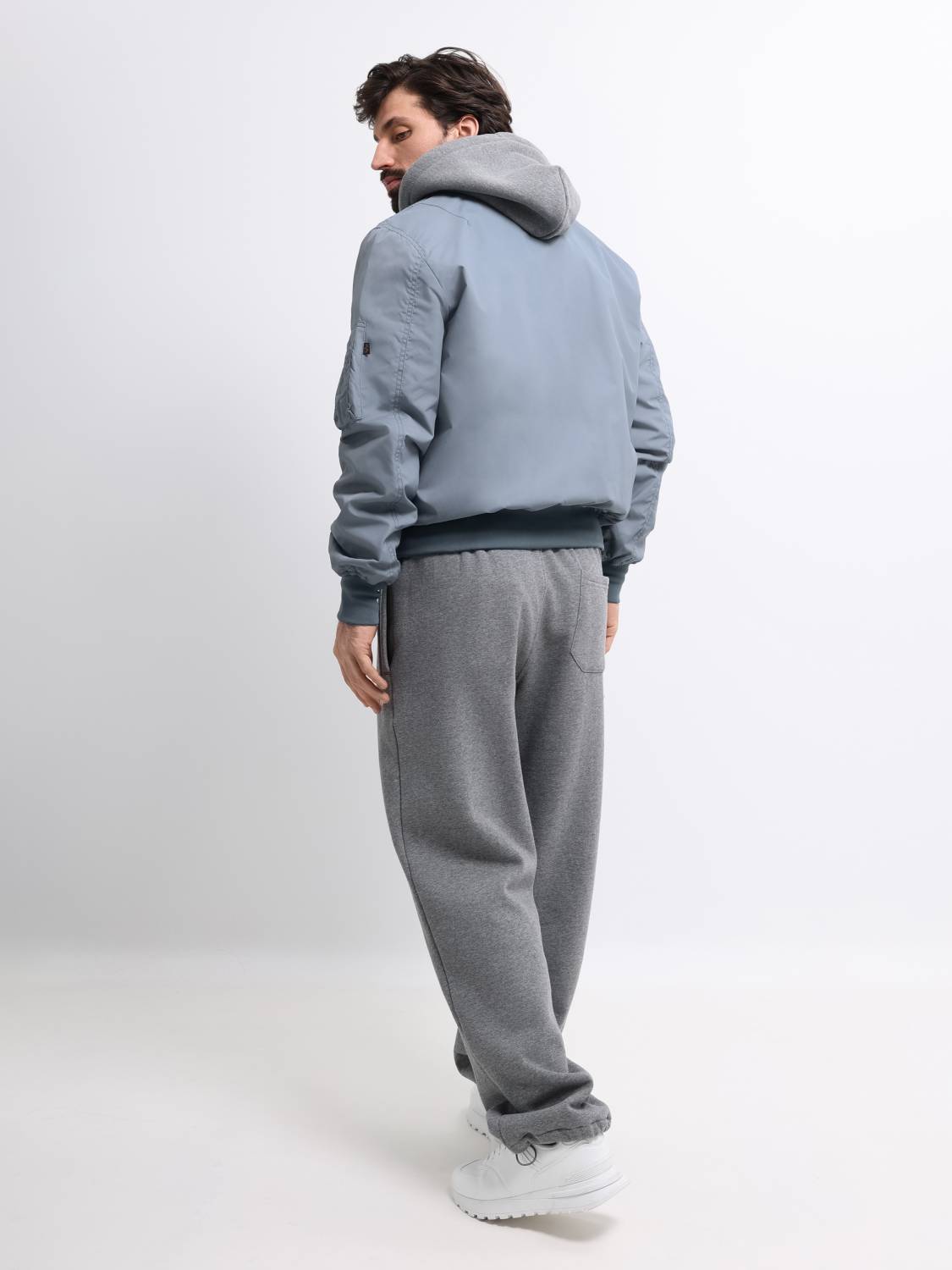 Куртка / Ветровка / Бомбер мужской "L-2B Skymaster Gen II" (Airborne Blue) Alpha Industries