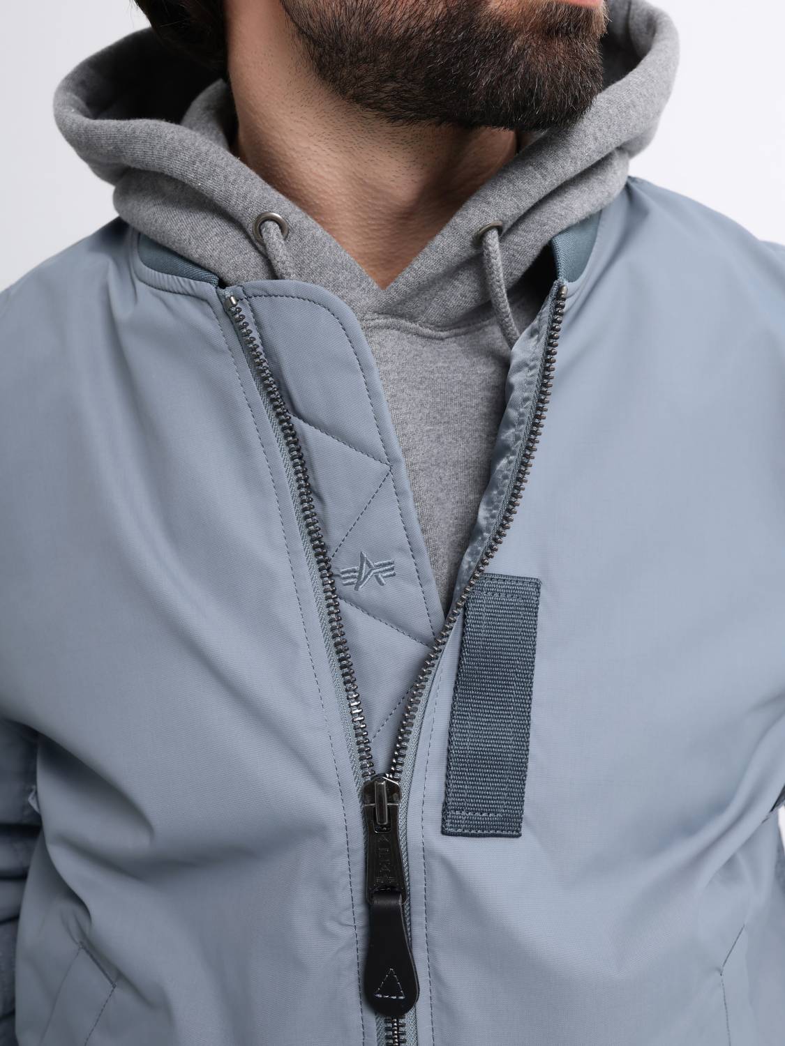 Куртка / Ветровка / Бомбер мужской "L-2B Skymaster Gen II" (Airborne Blue) Alpha Industries
