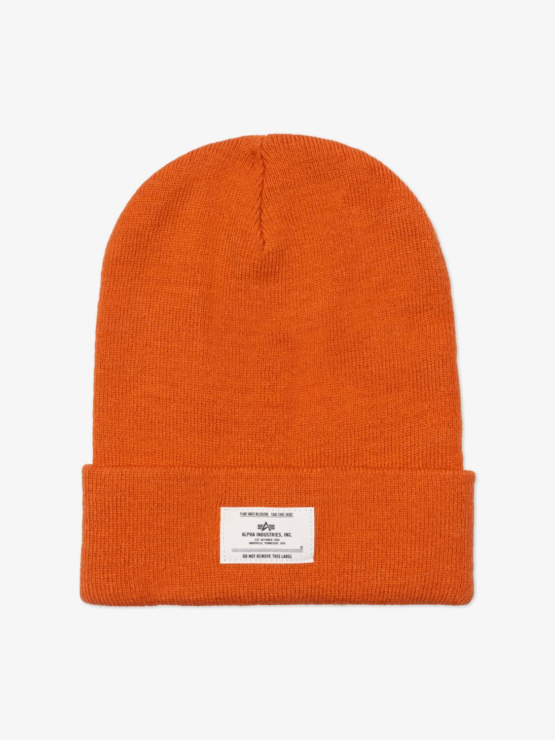 Шапка "Essential Beanie" (Emergency Orange) Alpha Industries
