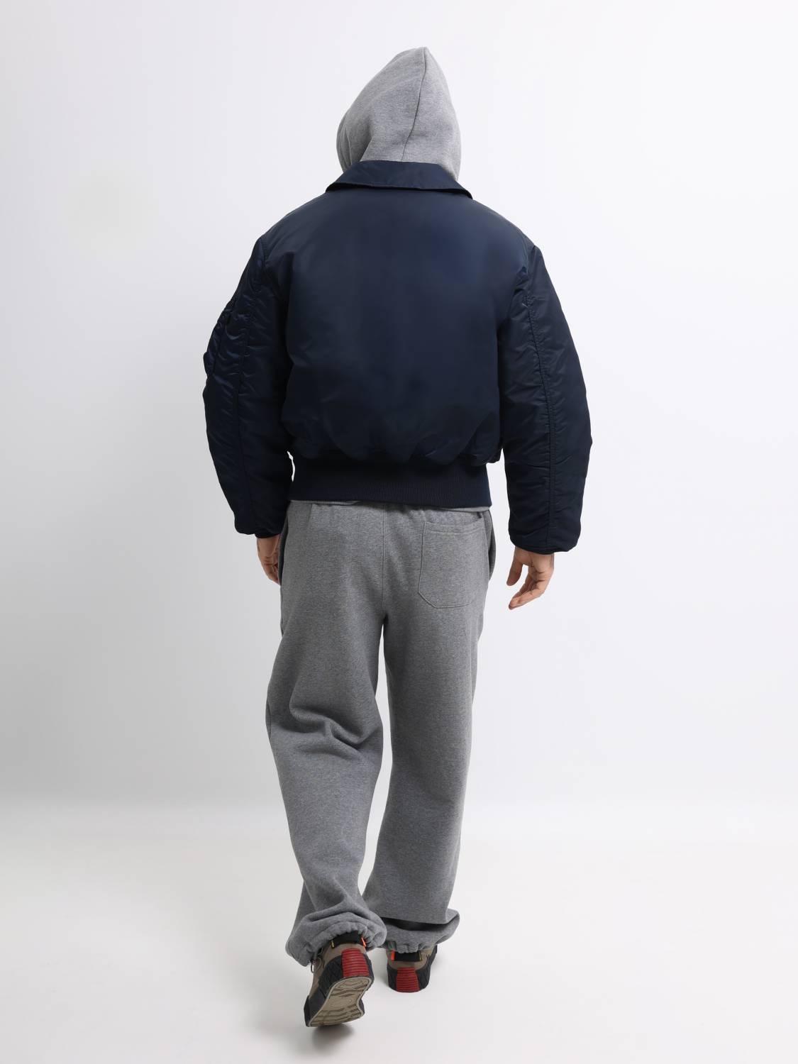 Куртка / Бомбер утепленный мужской "CWU 45/P" (Replica Blue) Alpha Industries 