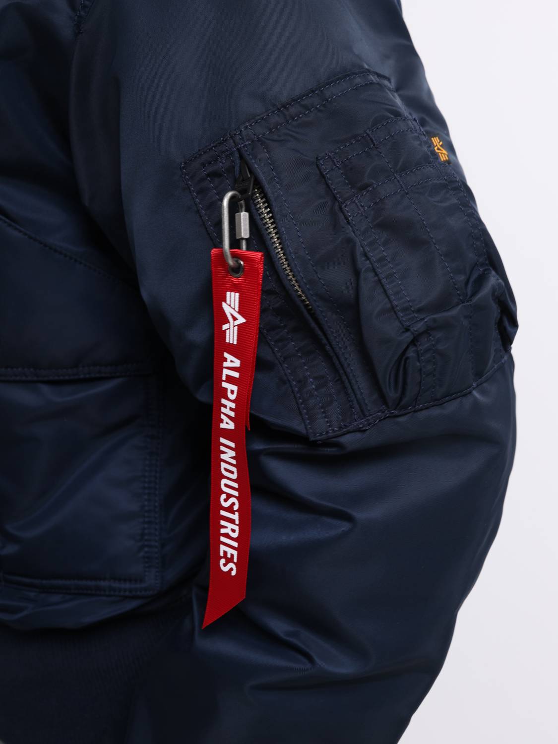 Куртка / Бомбер утепленный мужской "CWU 45/P" (Replica Blue) Alpha Industries 