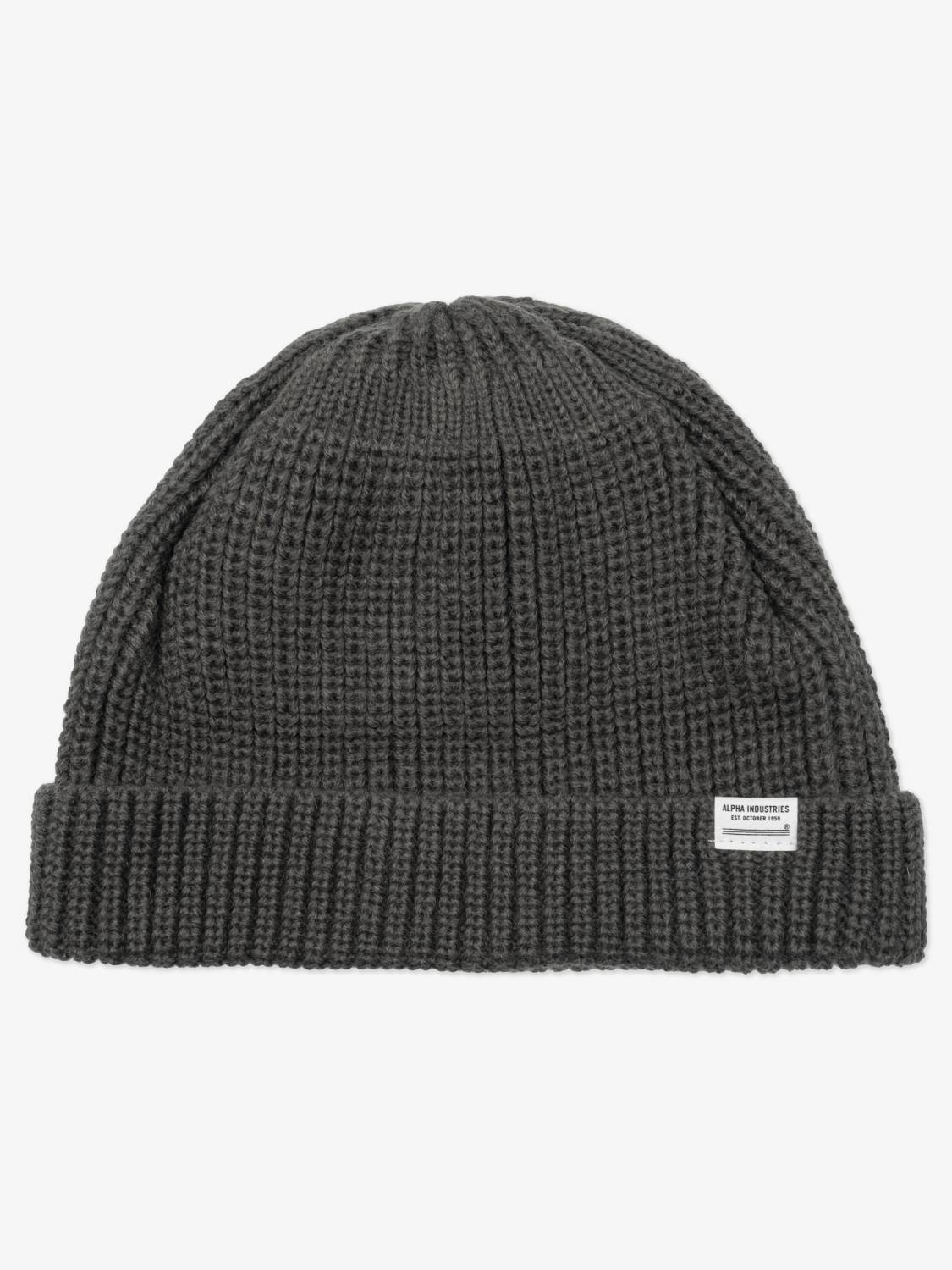 Шапка ''Essential Watch Cap" (Medium Charcoal Heather) Alpha Industries