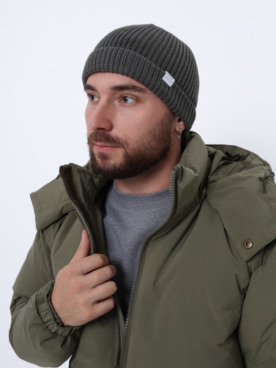 Шапка ''Essential Watch Cap" (Medium Charcoal Heather) Alpha Industries