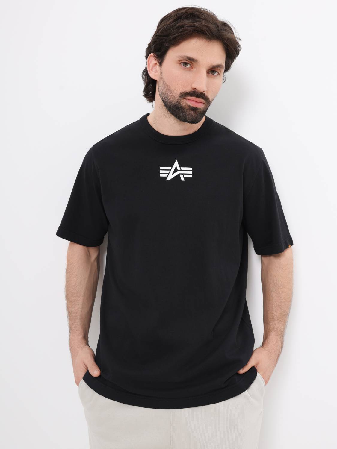 Футболка "Born Of Purpose" (Black) Alpha Industries