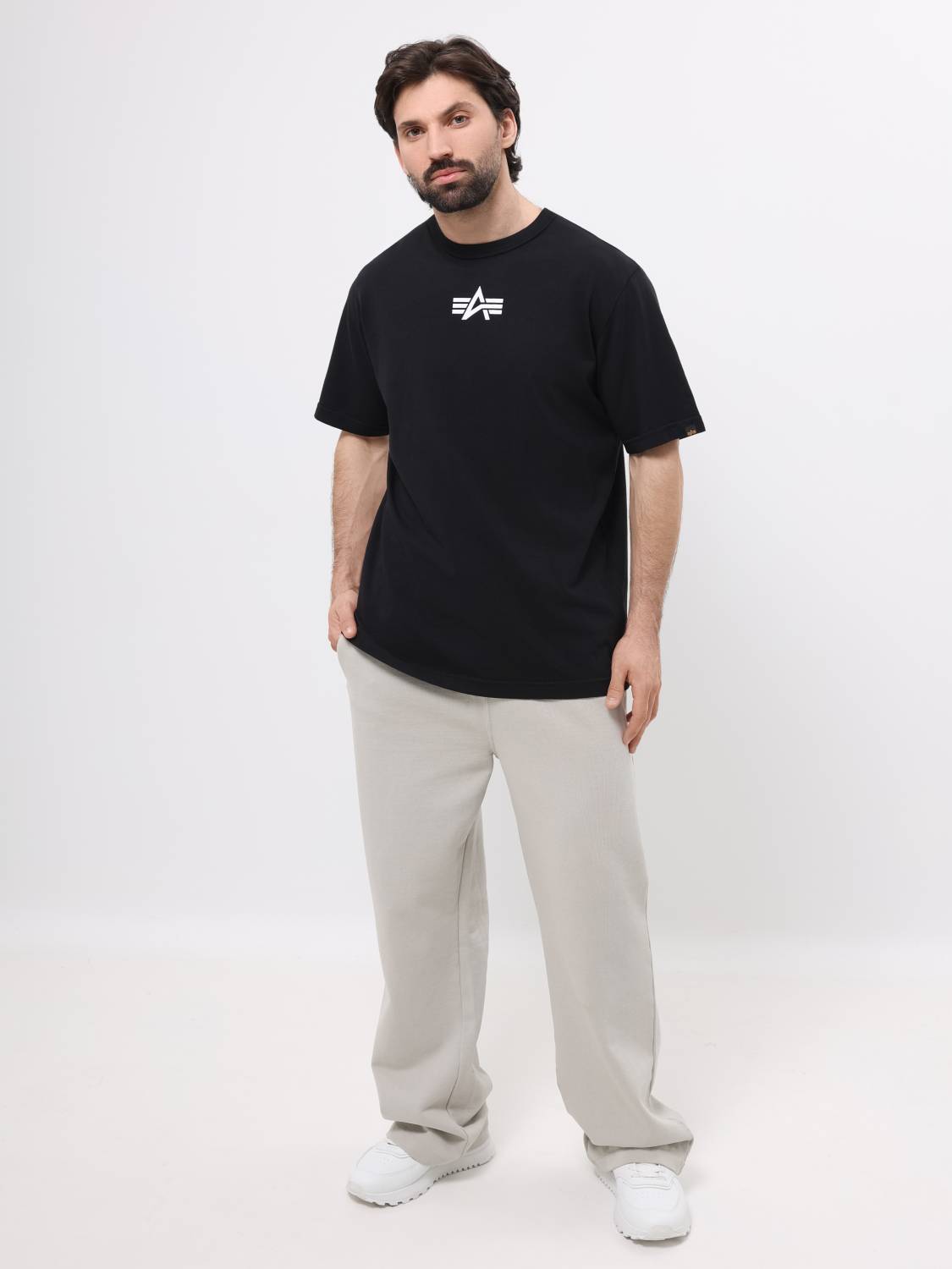 Футболка "Born Of Purpose" (Black) Alpha Industries