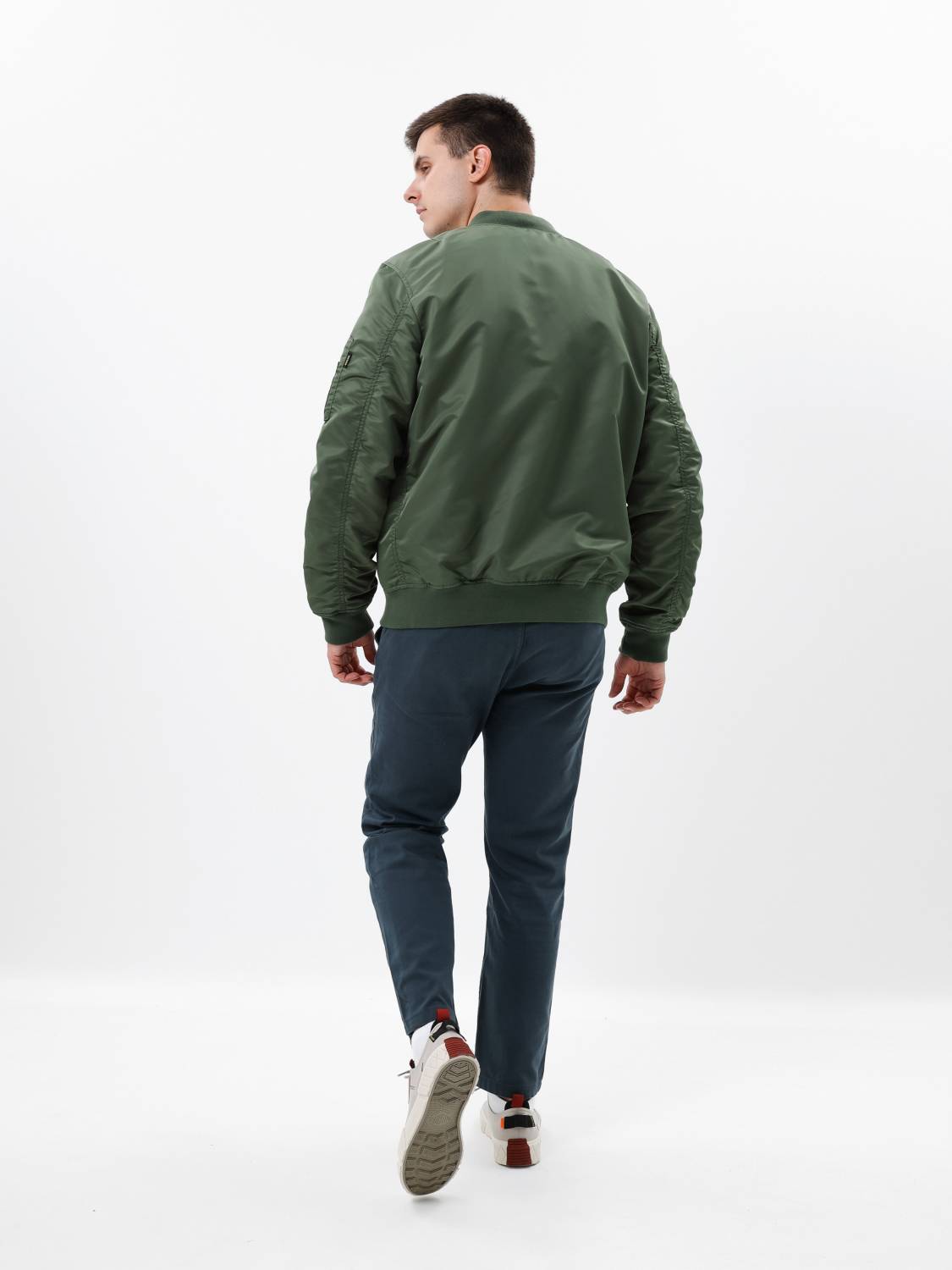 Куртка / Бомбер утепленный мужской ''Welder MA-1'' (Light Olive) Vintage Industries