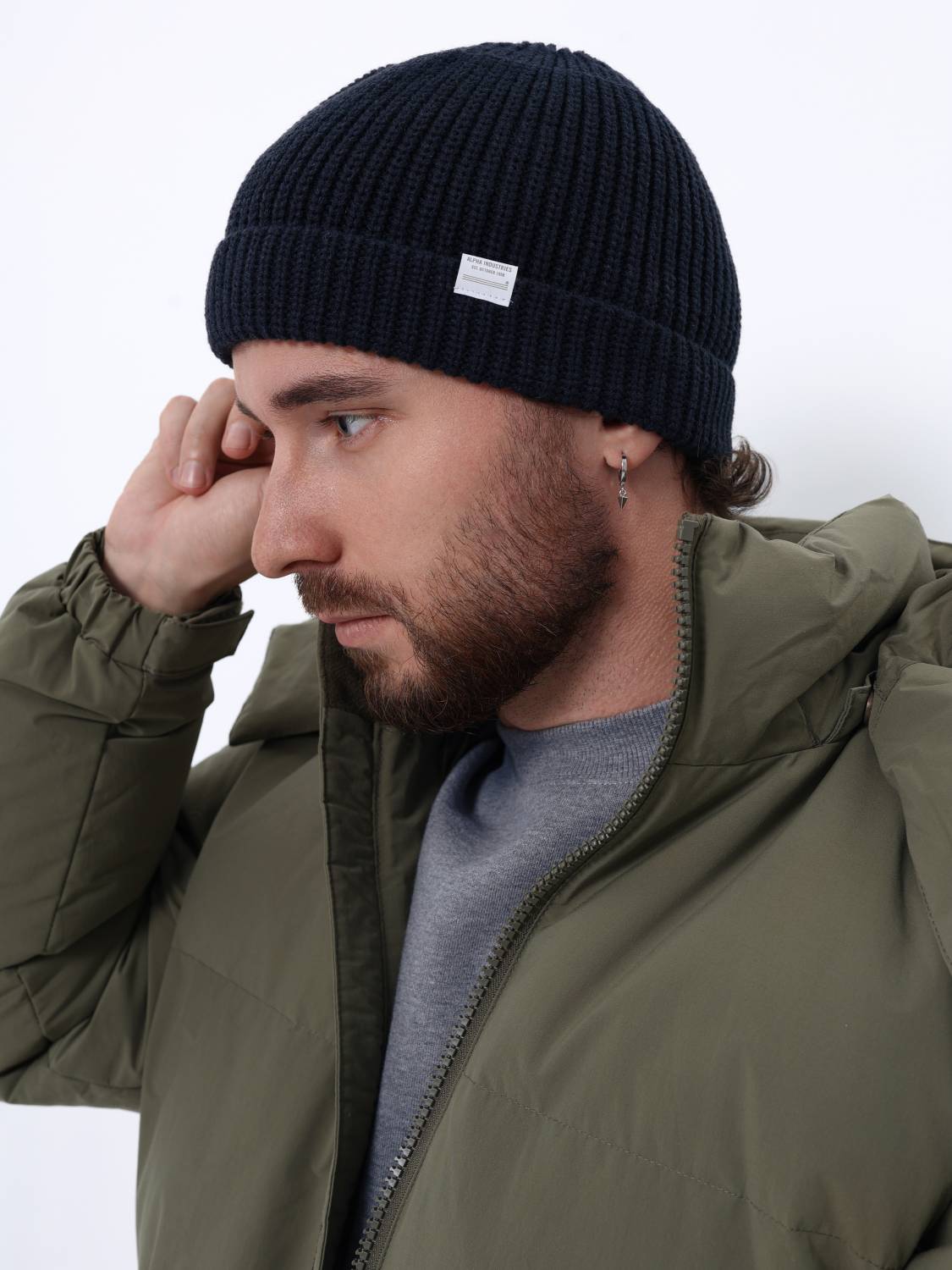 Шапка ''Essential Watch Cap" (Replica Blue) Alpha Industries