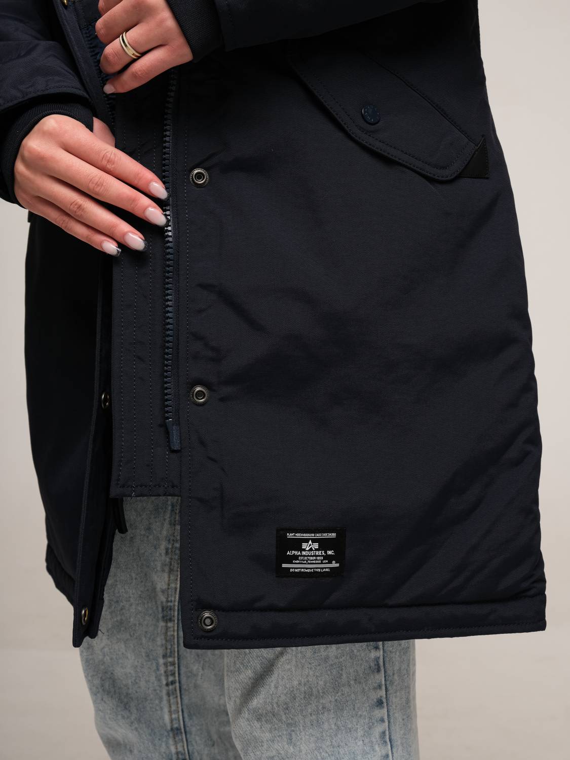 Куртка / Парка теплая женская "Elyse Gen II" (Replica Blue) Alpha Industries
