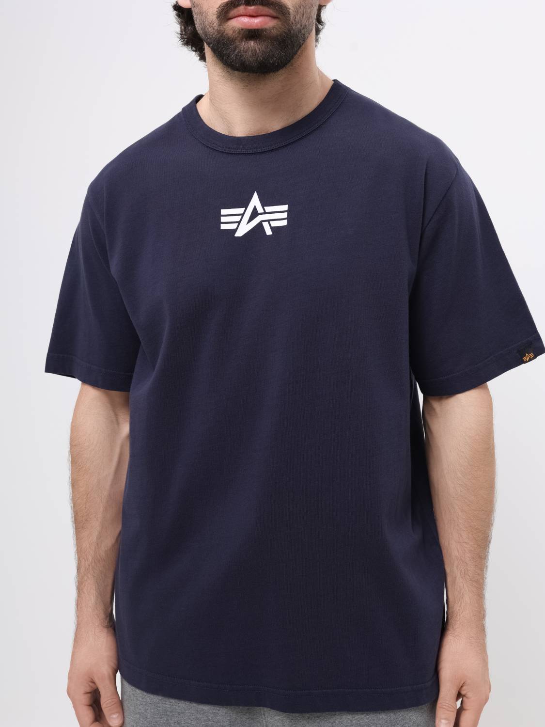 Футболка "Born Of Purpose" (Replica Blue) Alpha Industries