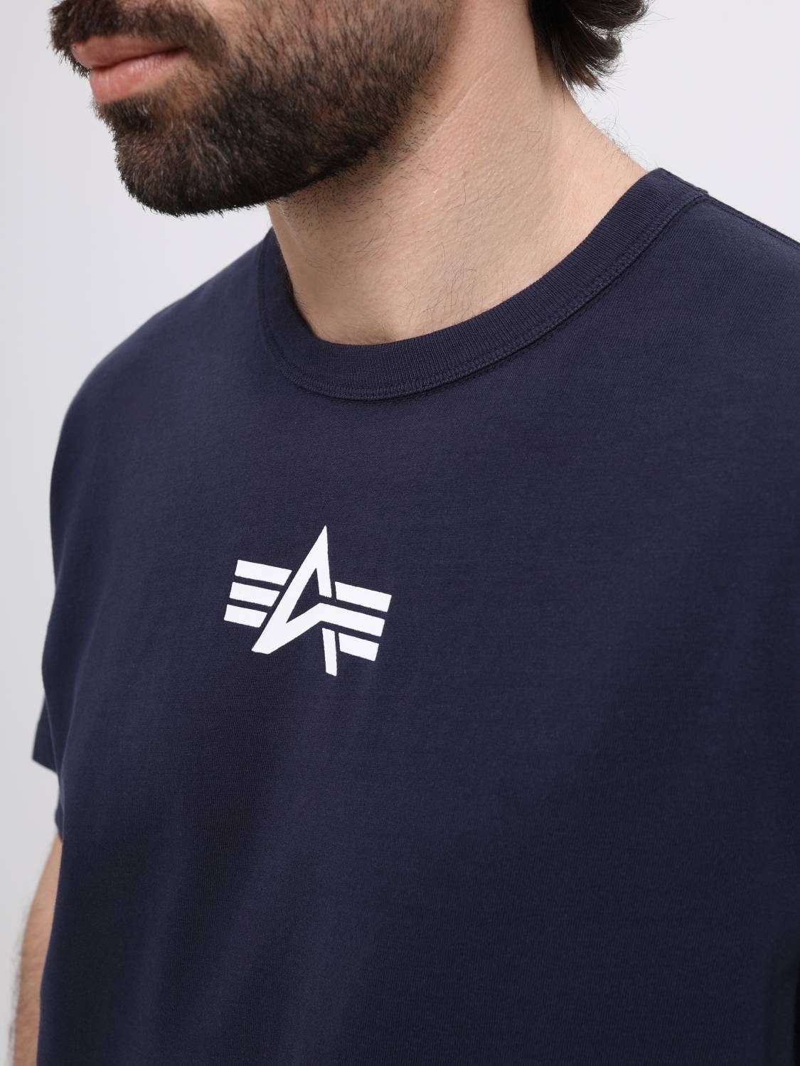 Футболка "Born Of Purpose" (Replica Blue) Alpha Industries