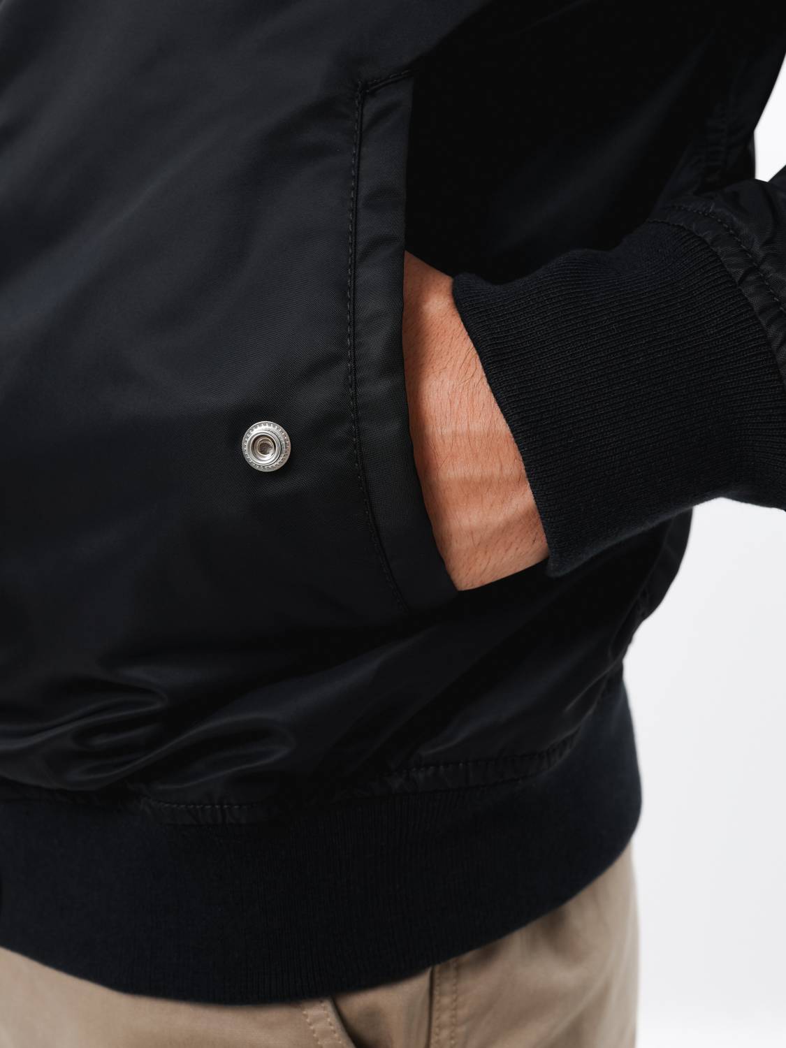 Куртка / Бомбер утепленный мужской ''Welder MA-1'' (Black) Vintage Industries