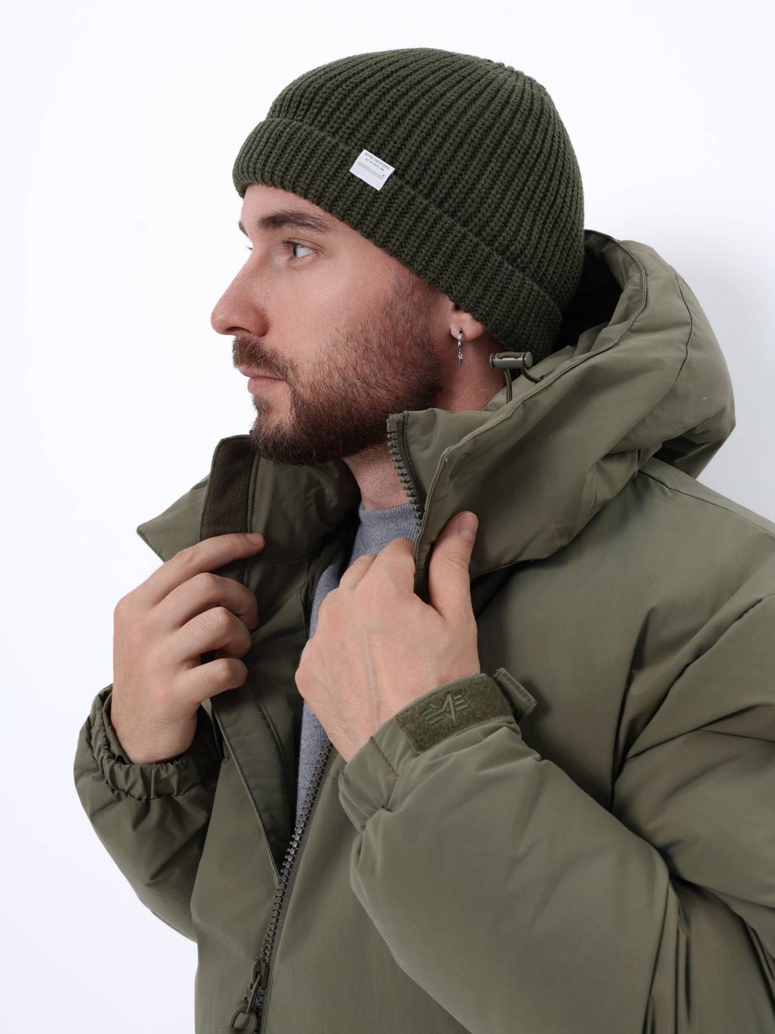 Шапка ''Essential Watch Cap" (Olive) Alpha Industries