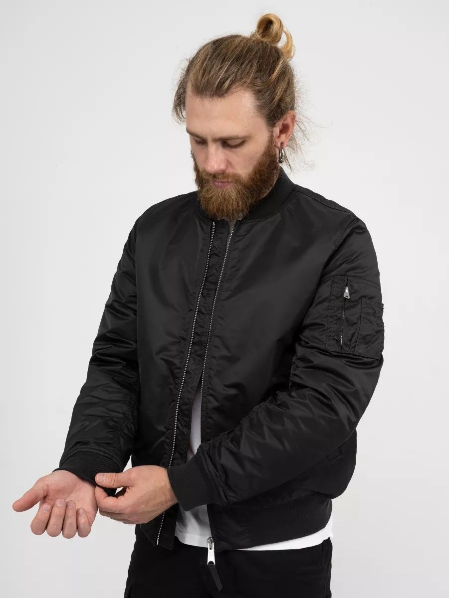Куртка / Бомбер утепленный мужской ''Westford MA-1'' (Black) Vintage Industries