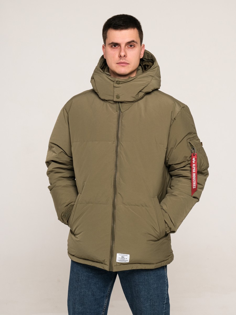 Пуховик / Парка теплая мужская "Puffer Parka" (OG-107 Green) Alpha Industries