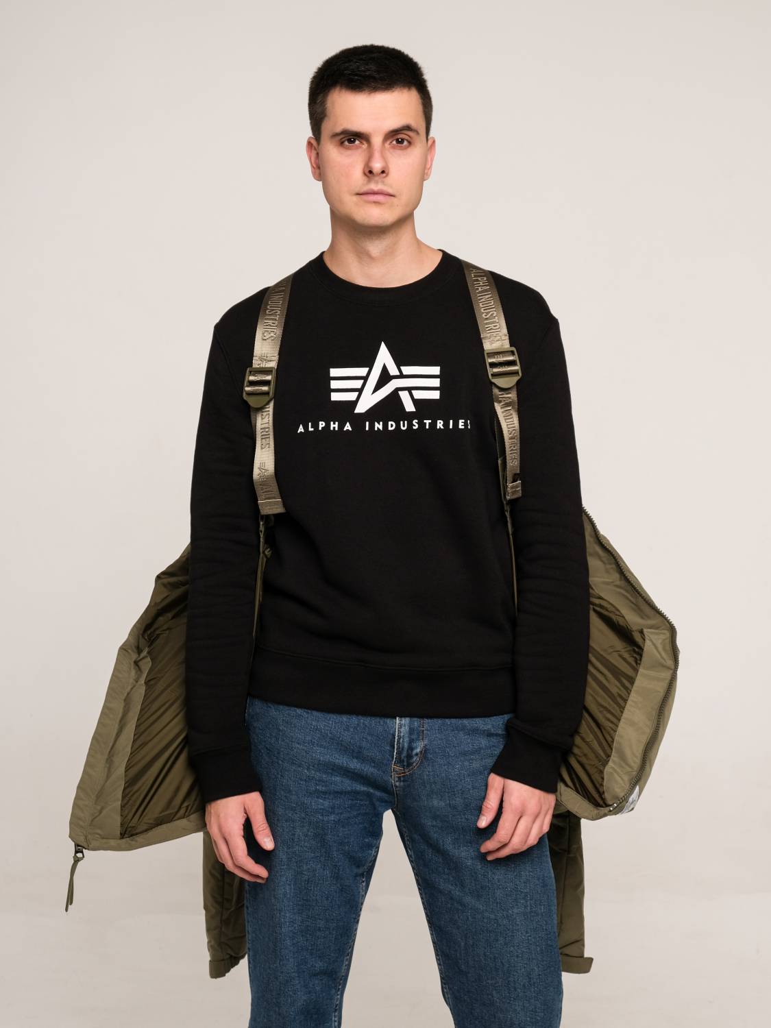 Пуховик / Парка теплая мужская "Puffer Parka" (OG-107 Green) Alpha Industries