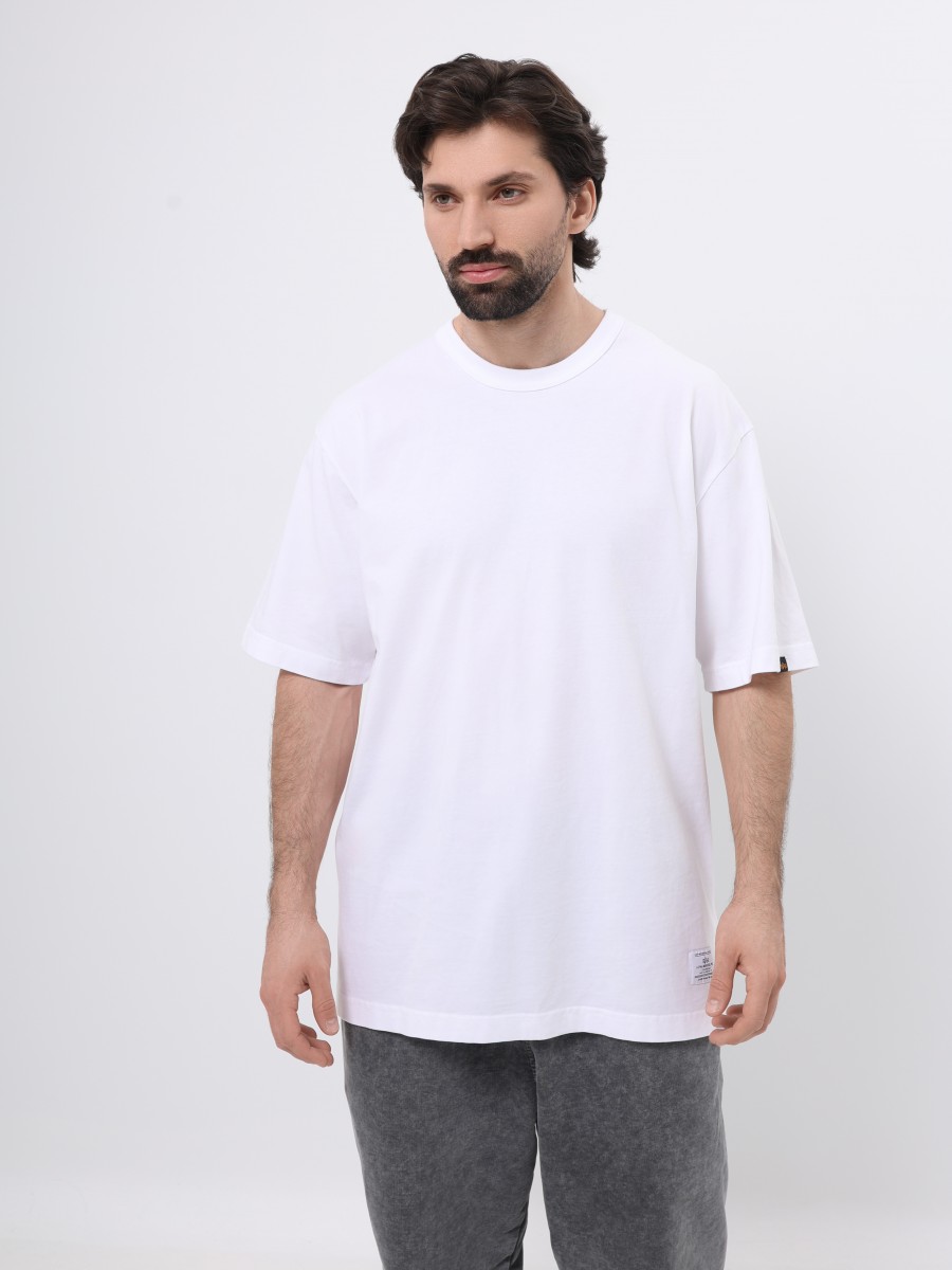 Футболка "Essential Relaxed Tee" (White) Alpha Industries