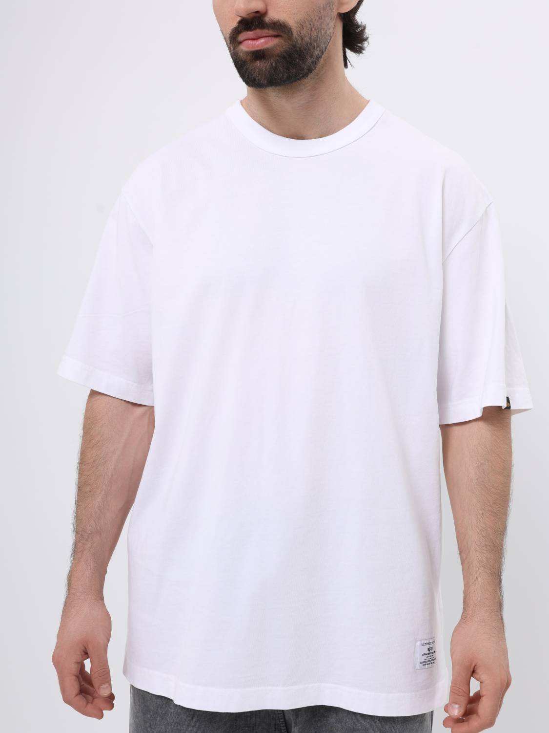 Футболка "Essential Relaxed Tee" (White) Alpha Industries