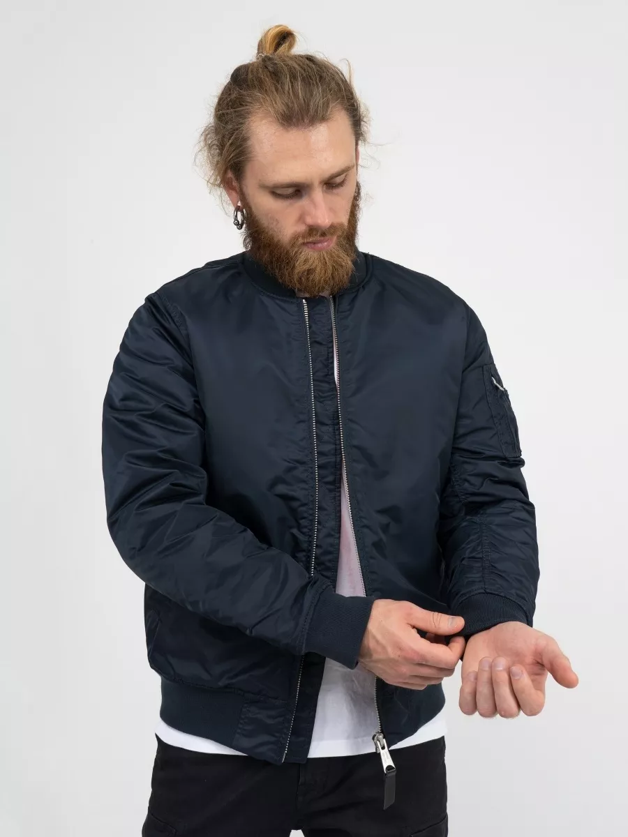 Куртка / Бомбер утепленный мужской ''Westford MA-1'' (Night Sky) Vintage Industries