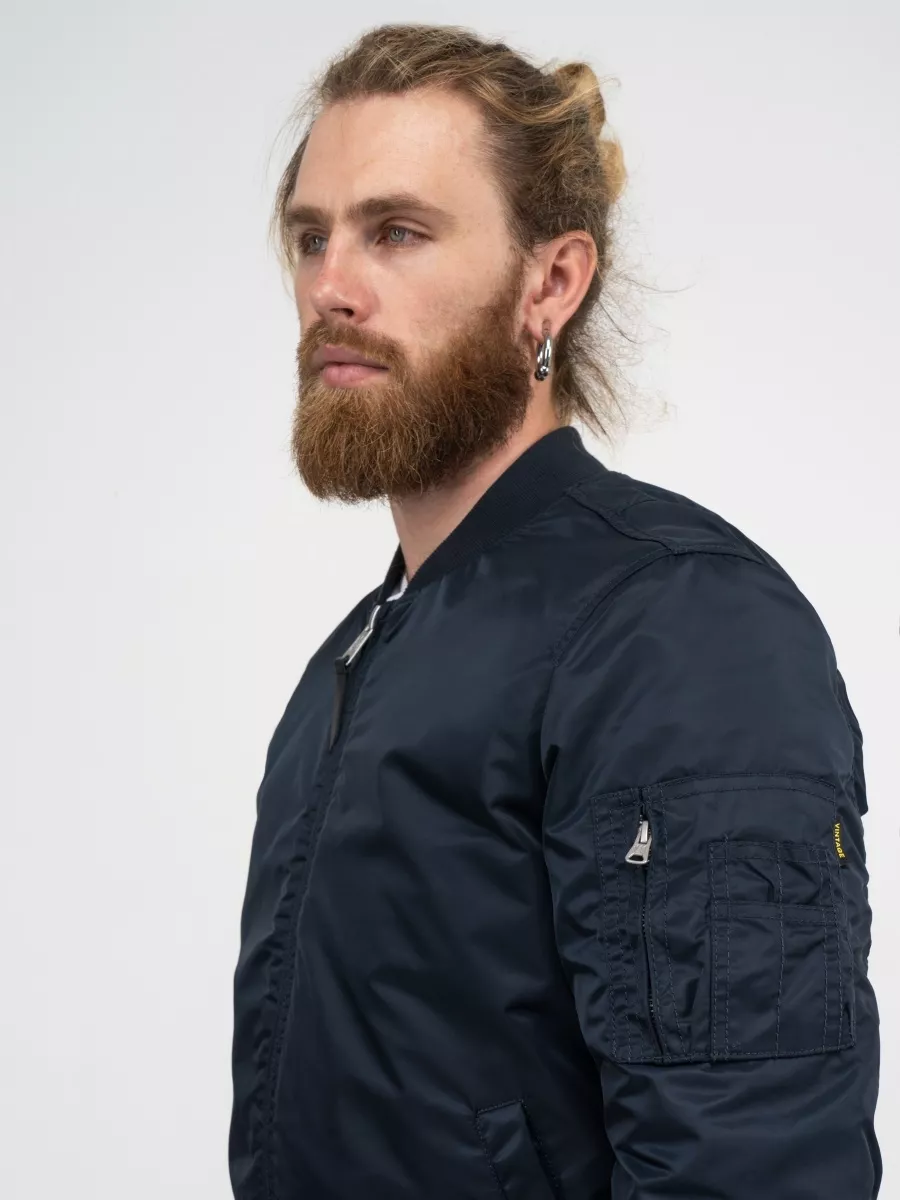 Куртка / Бомбер утепленный мужской ''Westford MA-1'' (Night Sky) Vintage Industries