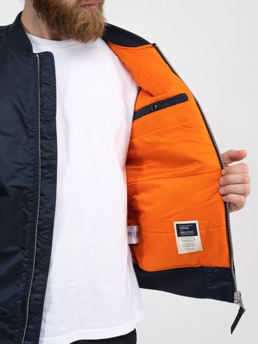 Куртка / Бомбер утепленный мужской ''Westford MA-1'' (Night Sky) Vintage Industries