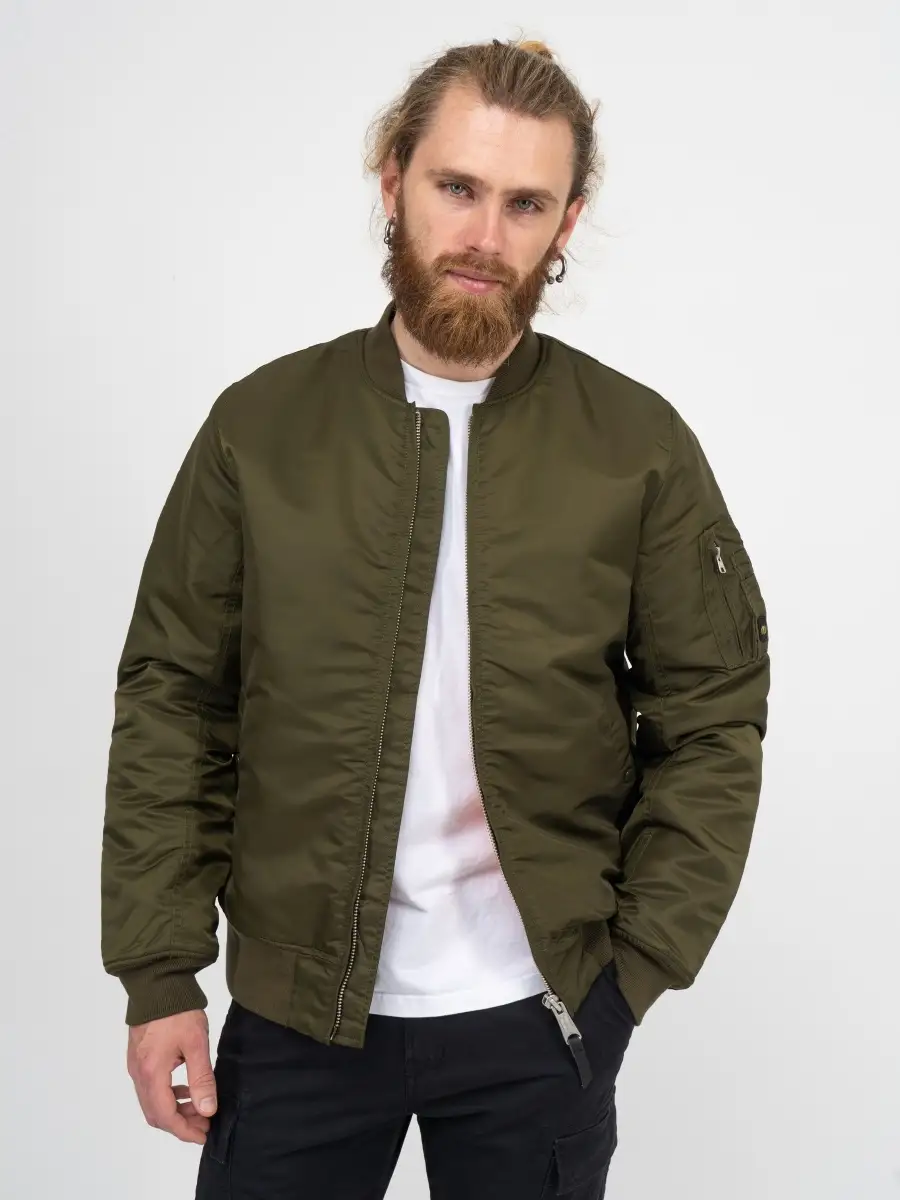 Куртка / Бомбер утепленный мужской ''Westford MA-1'' (Olive Drab) Vintage Industries