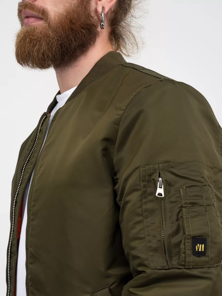 Куртка / Бомбер утепленный мужской ''Westford MA-1'' (Olive Drab) Vintage Industries Куртка / Бомбер утепленный мужской ''Westford MA-1'' (Olive Drab) Vintage Industries