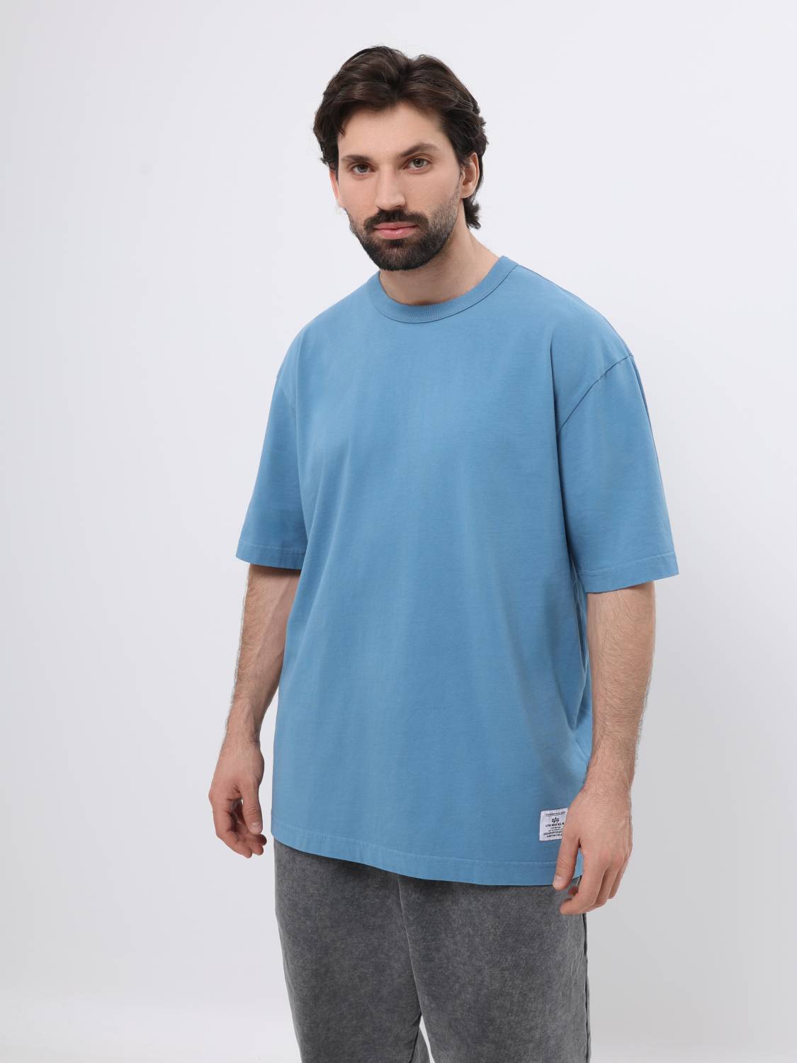 Футболка "Essential Relaxed Tee" (Elemental Blue) Alpha Industries
