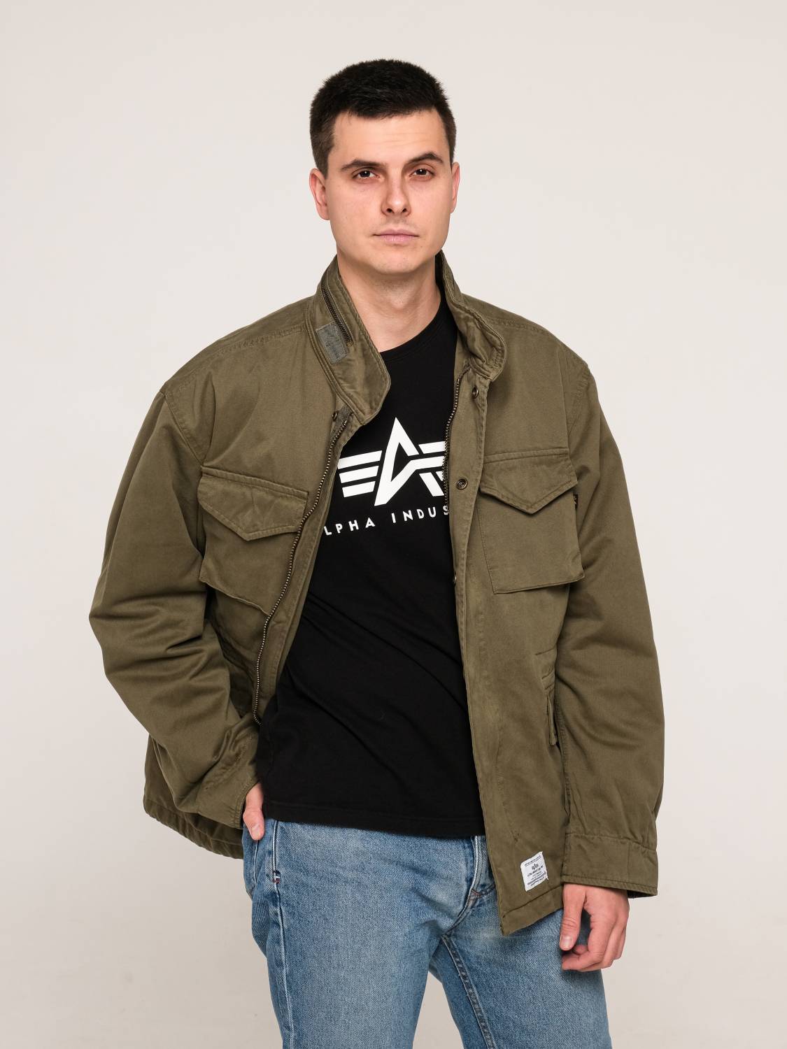 Куртка мужская "M-65 MOD Gen II" (Olive Green) Alpha Industries
