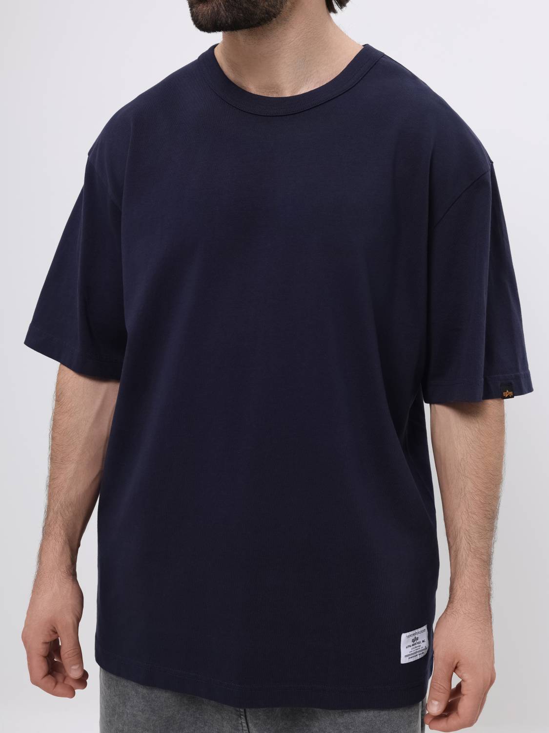 Футболка "Essential Relaxed Tee" (Replica Blue) Alpha Industries