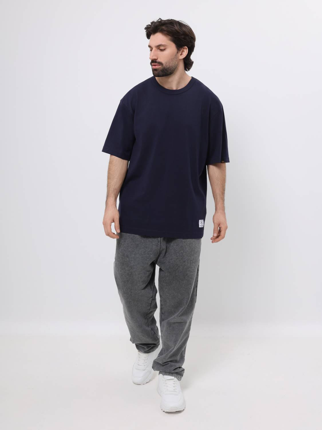 Футболка "Essential Relaxed Tee" (Replica Blue) Alpha Industries