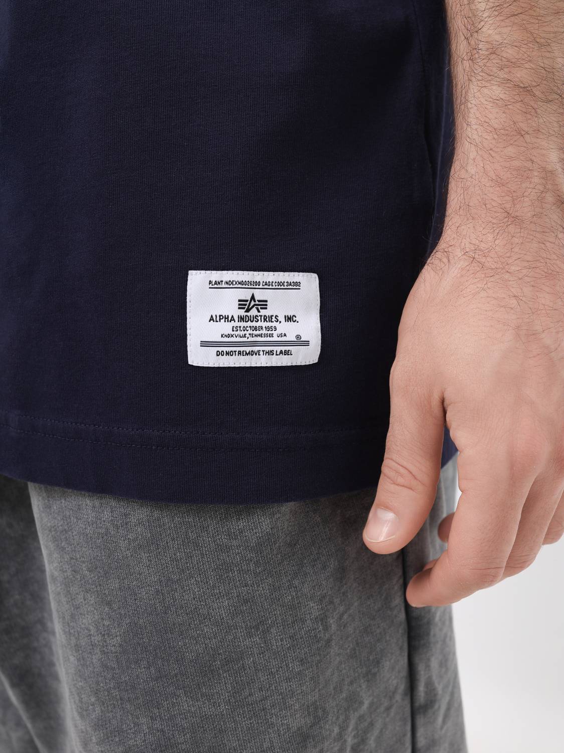 Футболка "Essential Relaxed Tee" (Replica Blue) Alpha Industries
