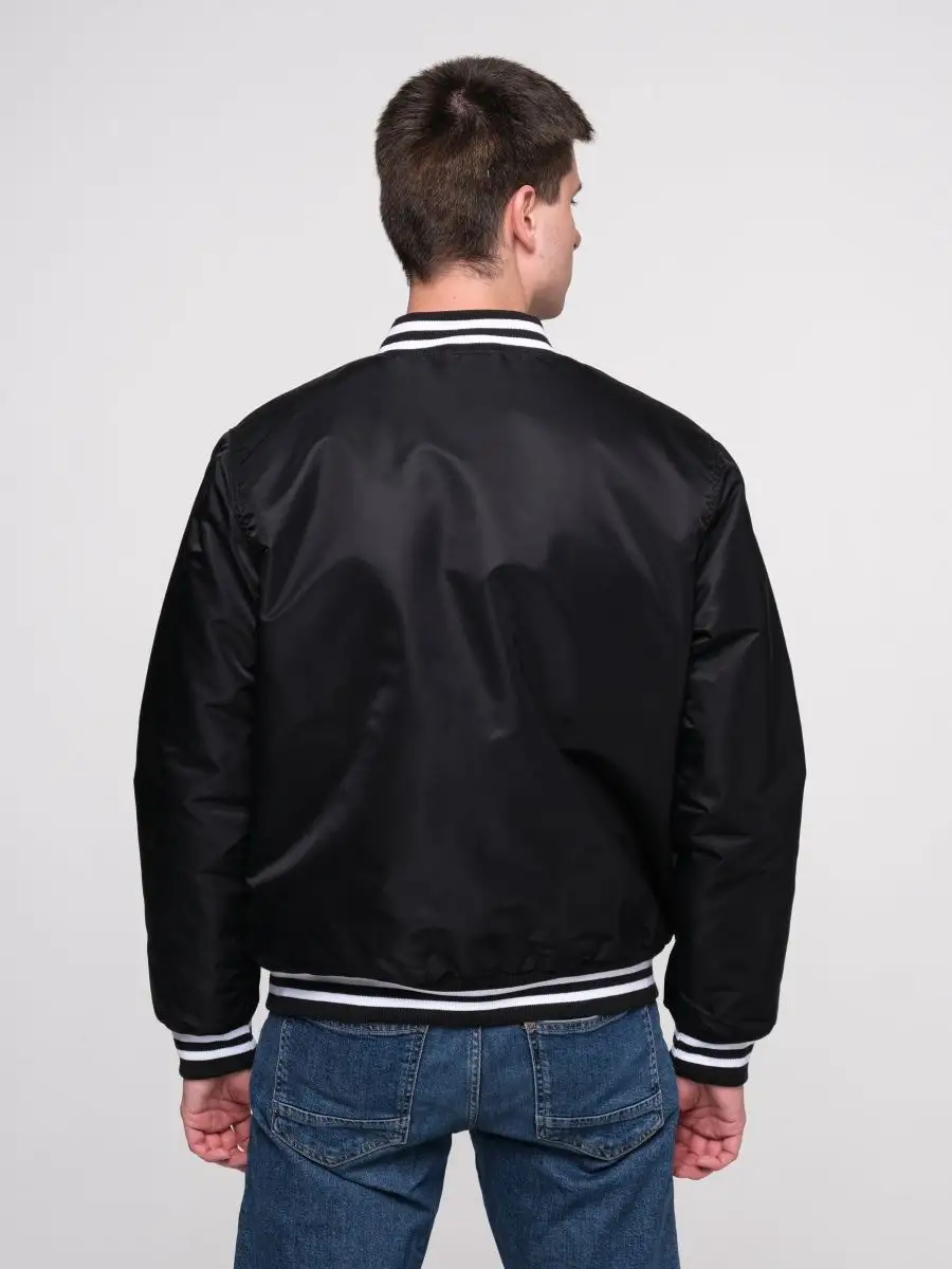 Куртка / Бомбер утепленный мужской ''Сhapman'' (Black) Vintage Industries