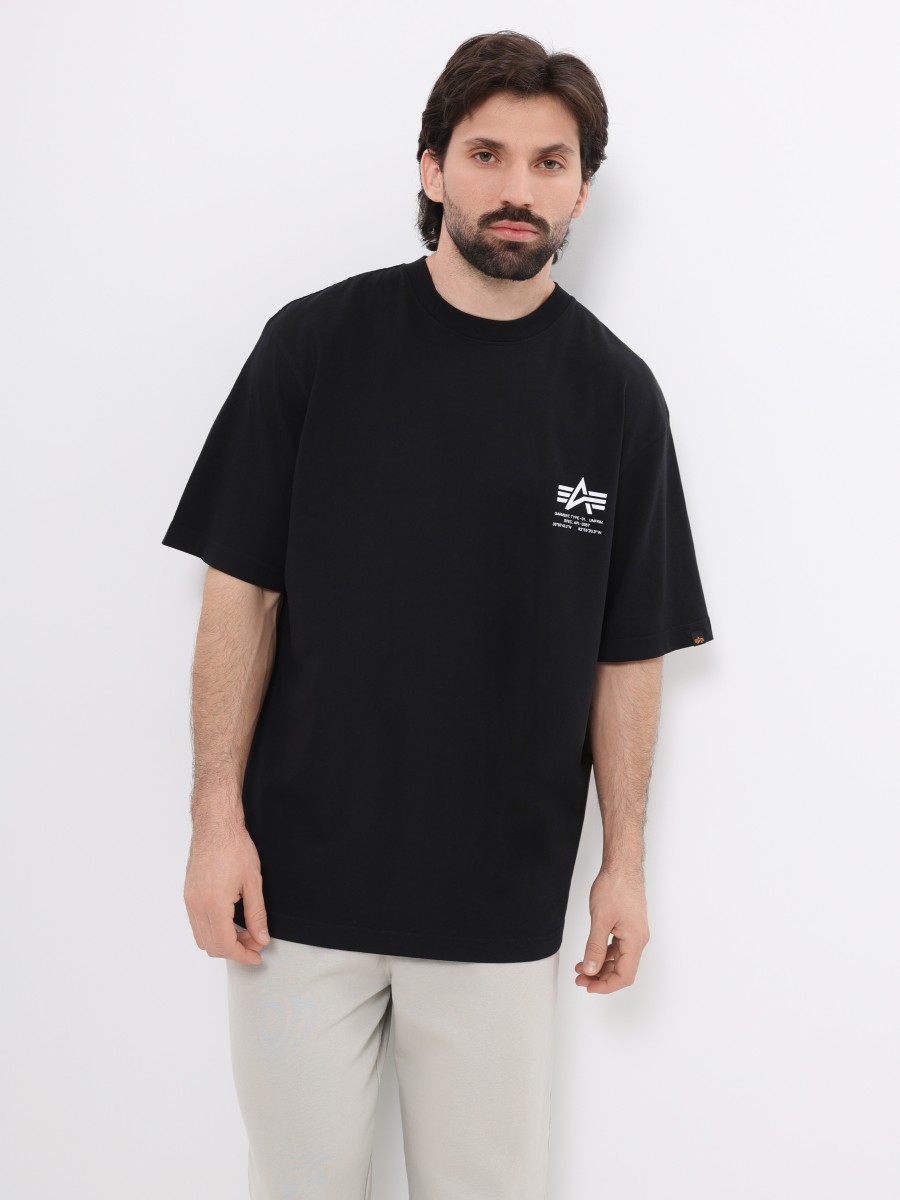 Футболка "Garment Type" (Black) Alpha Industries
