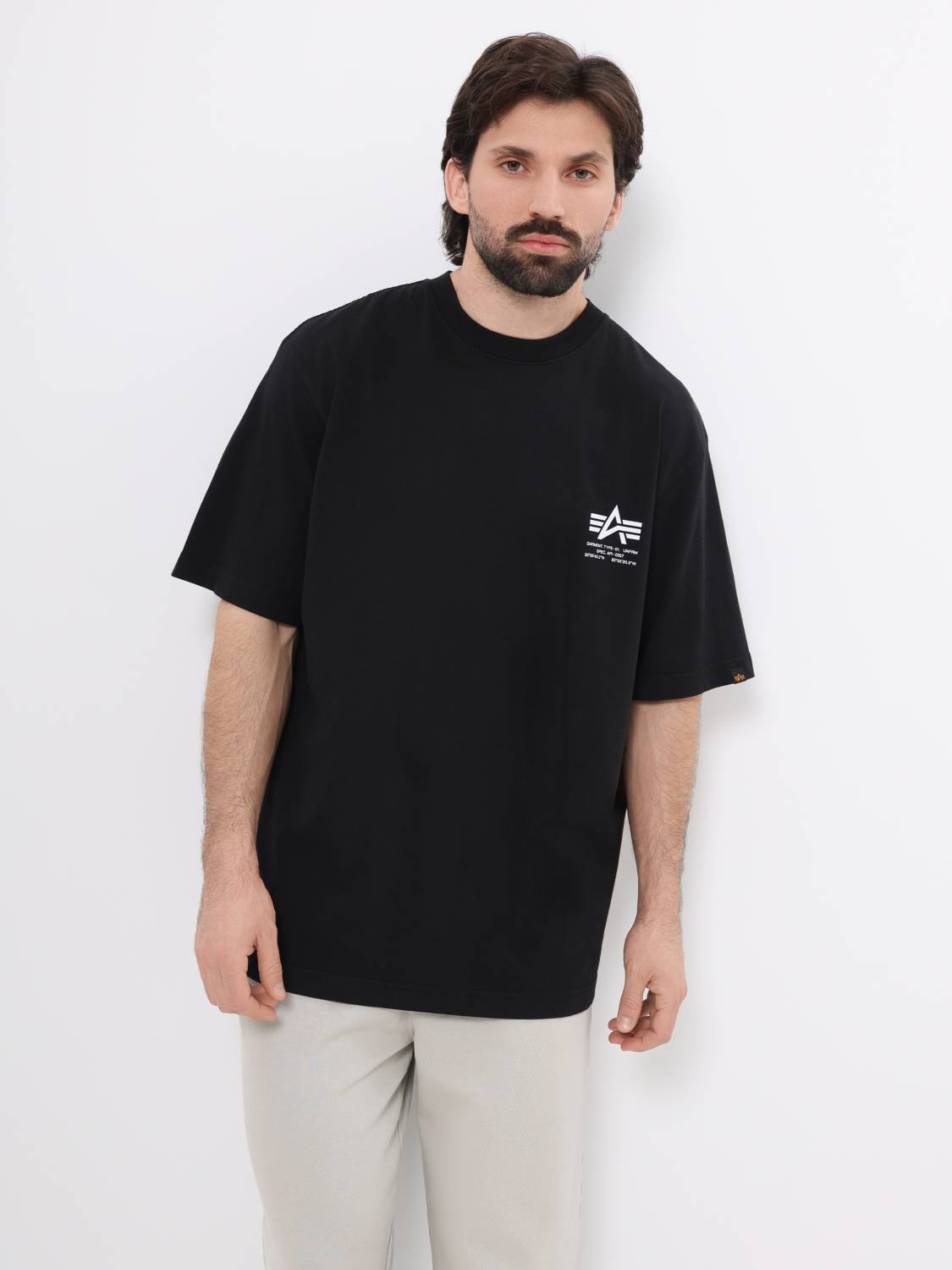 Футболка "Garment Type" (Black) Alpha Industries