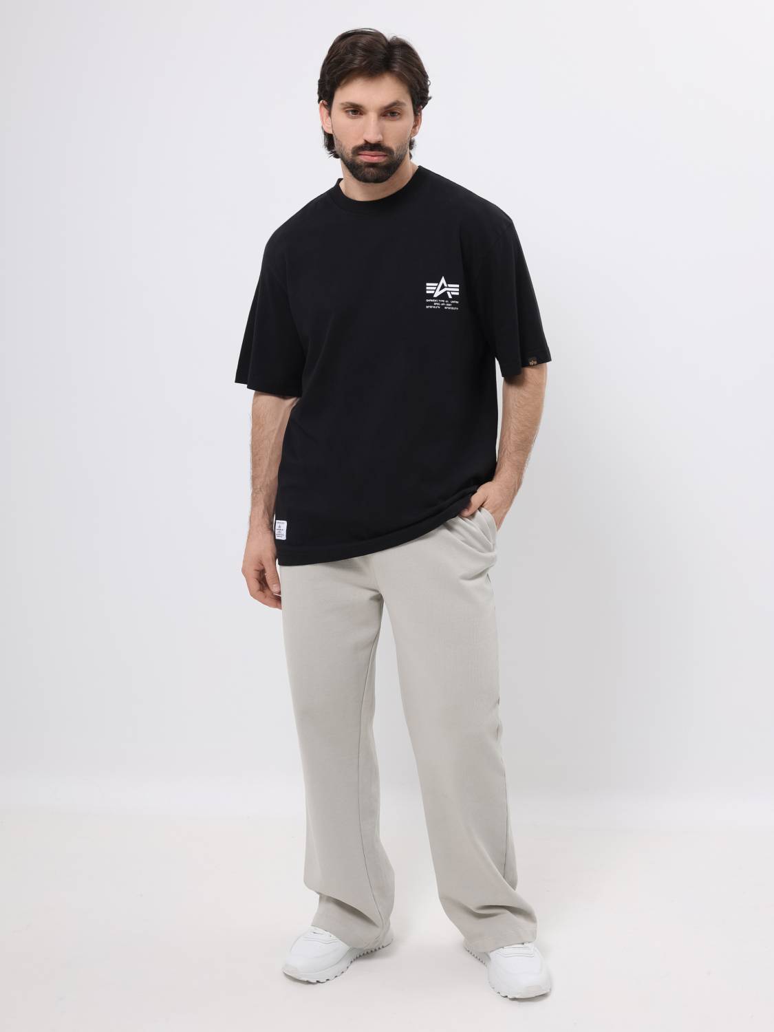 Футболка "Garment Type" (Black) Alpha Industries