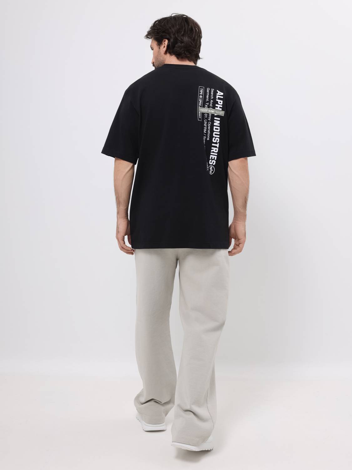 Футболка "Garment Type" (Black) Alpha Industries