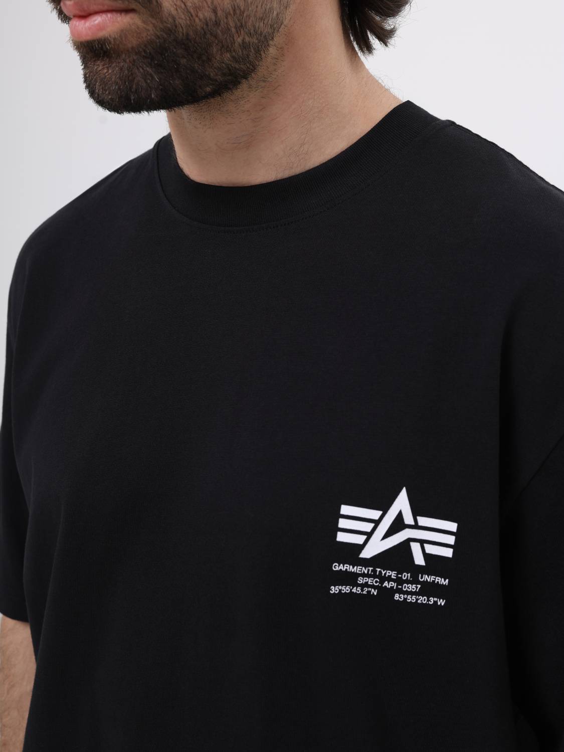 Футболка "Garment Type" (Black) Alpha Industries