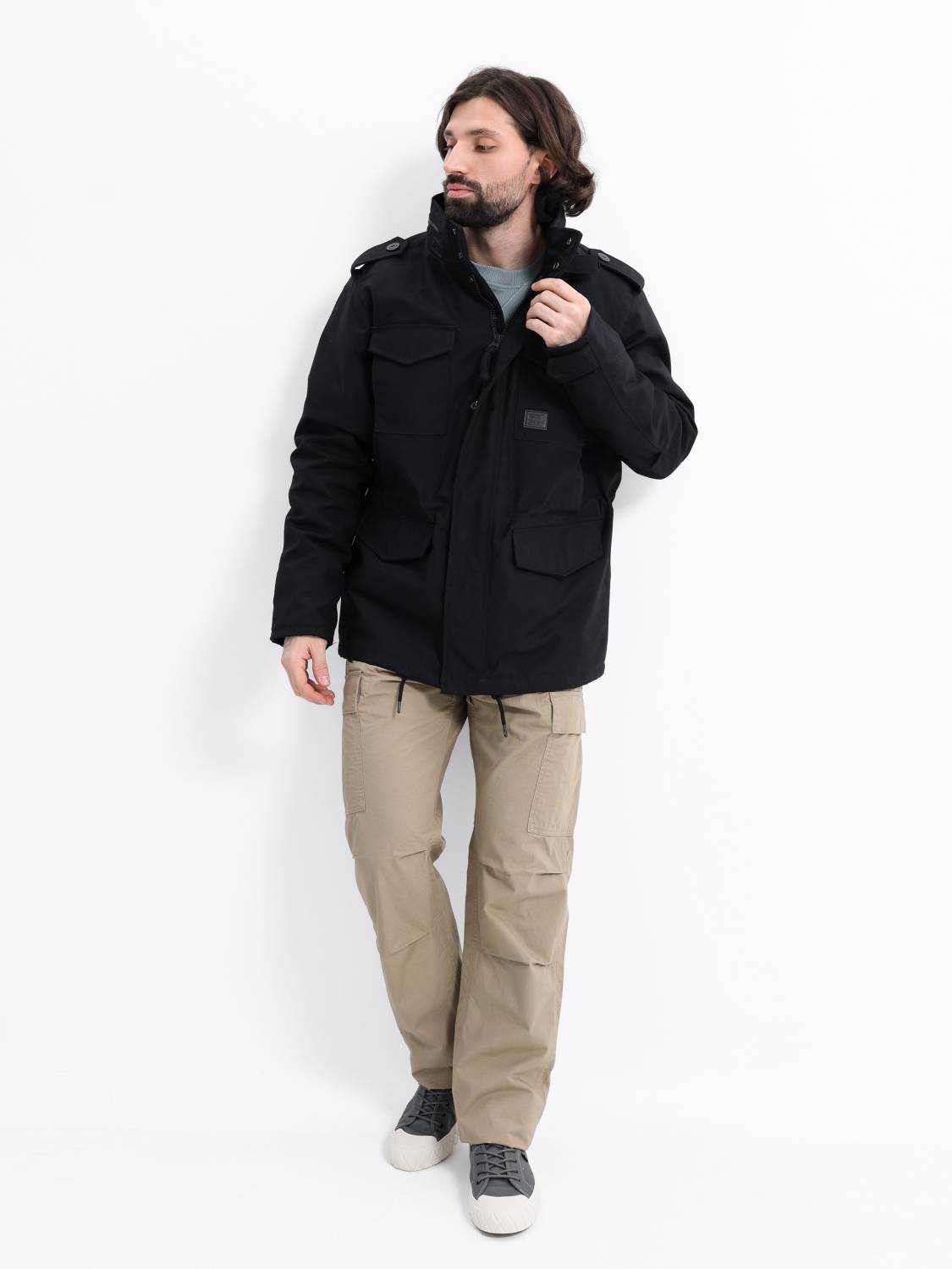 Куртка утепленная мужская "Brent" (Black) Vintage Industries