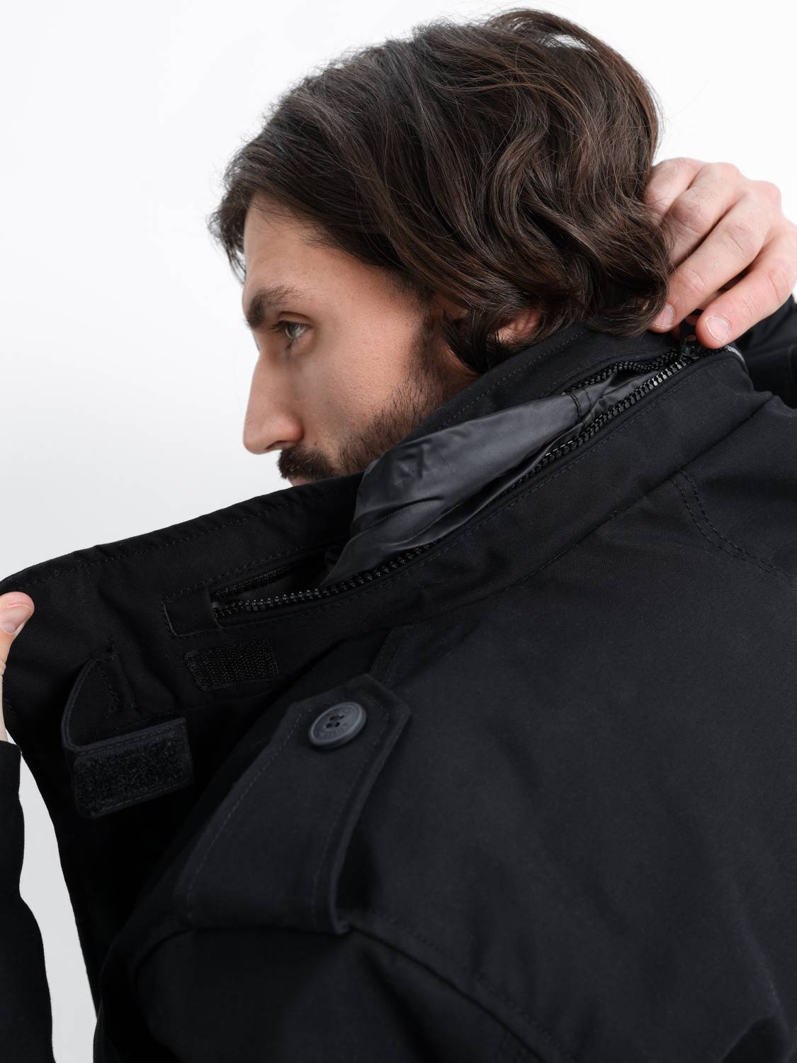 Куртка утепленная мужская "Brent" (Black) Vintage Industries