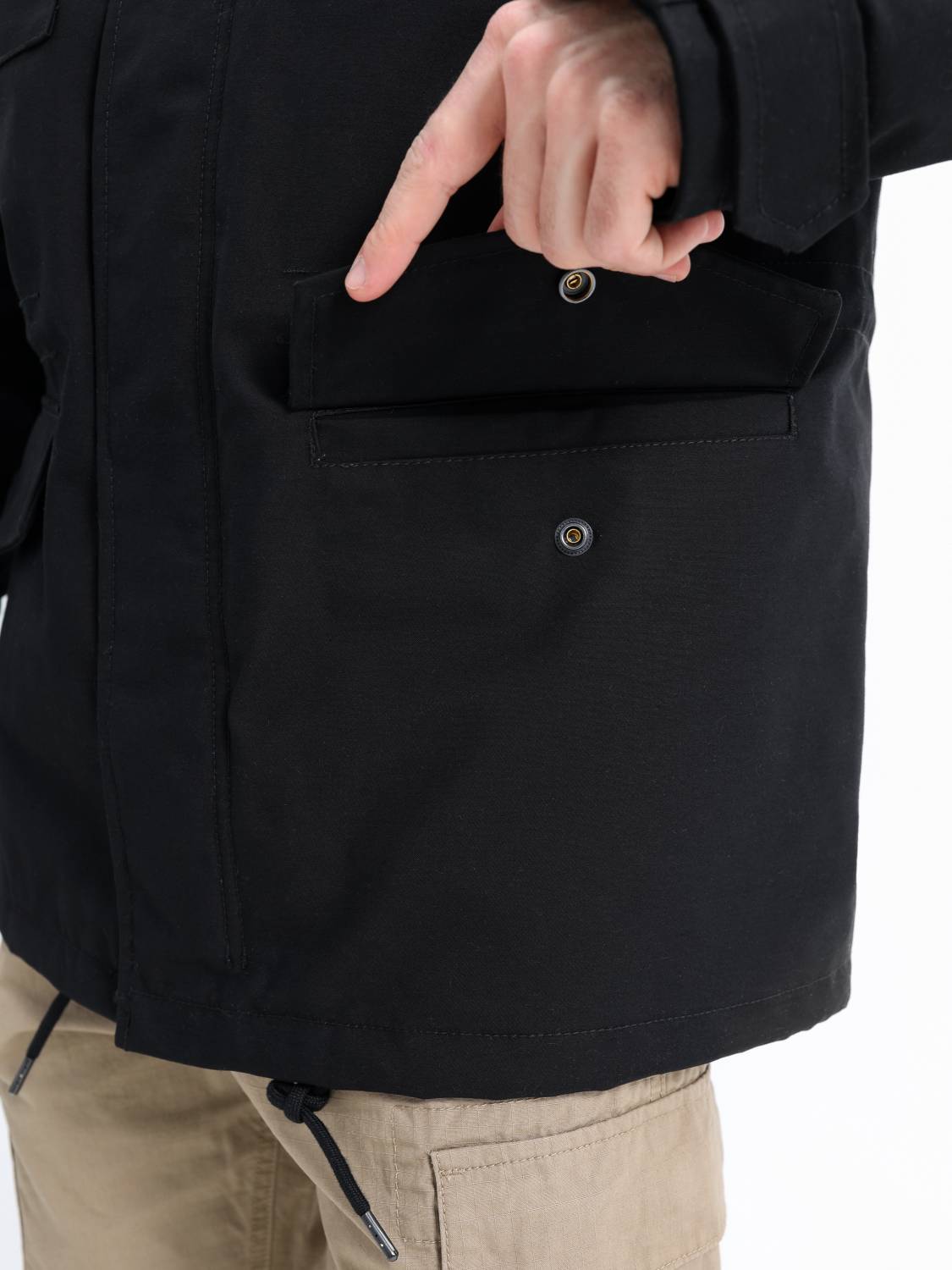 Куртка утепленная мужская "Brent" (Black) Vintage Industries